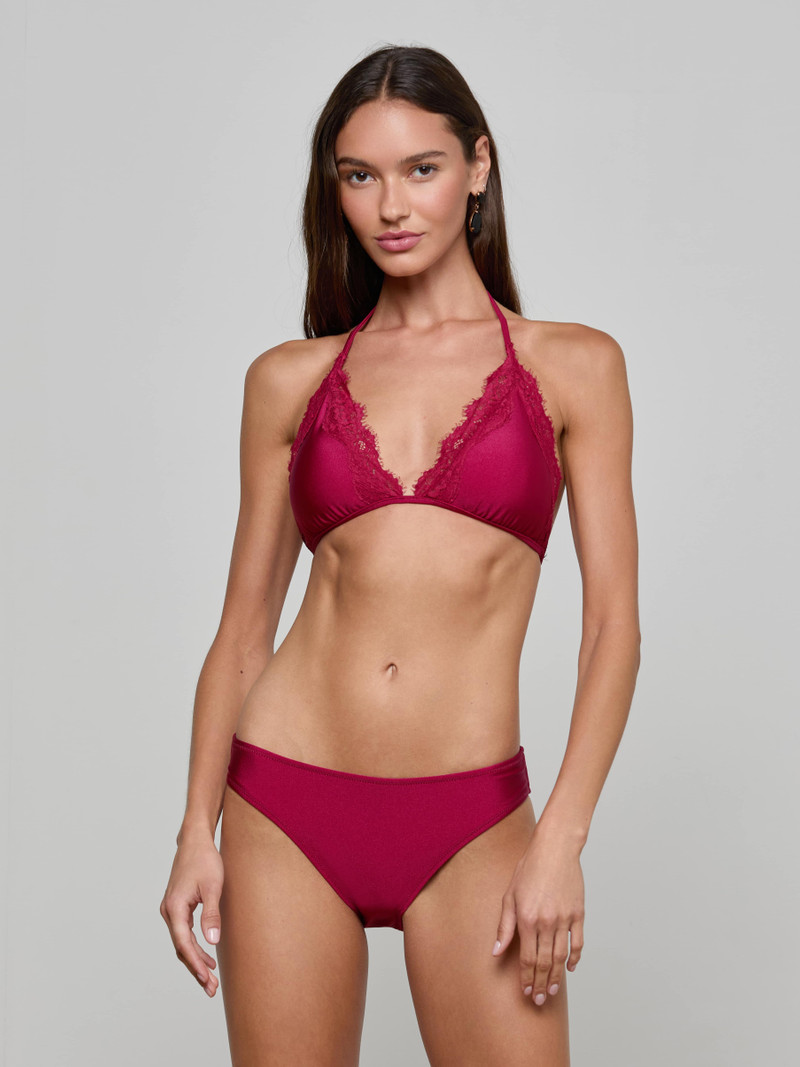 L'AGENCE Annabelle Triangle Bikini Top outlook