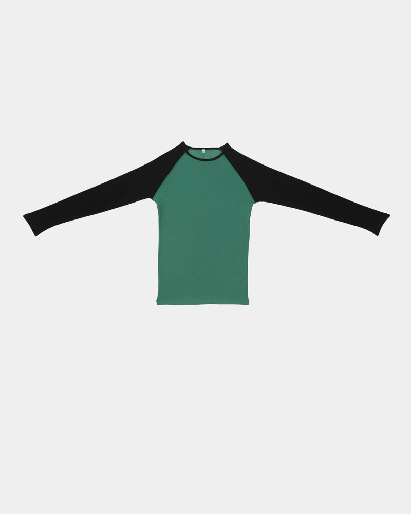 Gene Long Sleeve Tee - Fine Organic Cotton Rib - 1