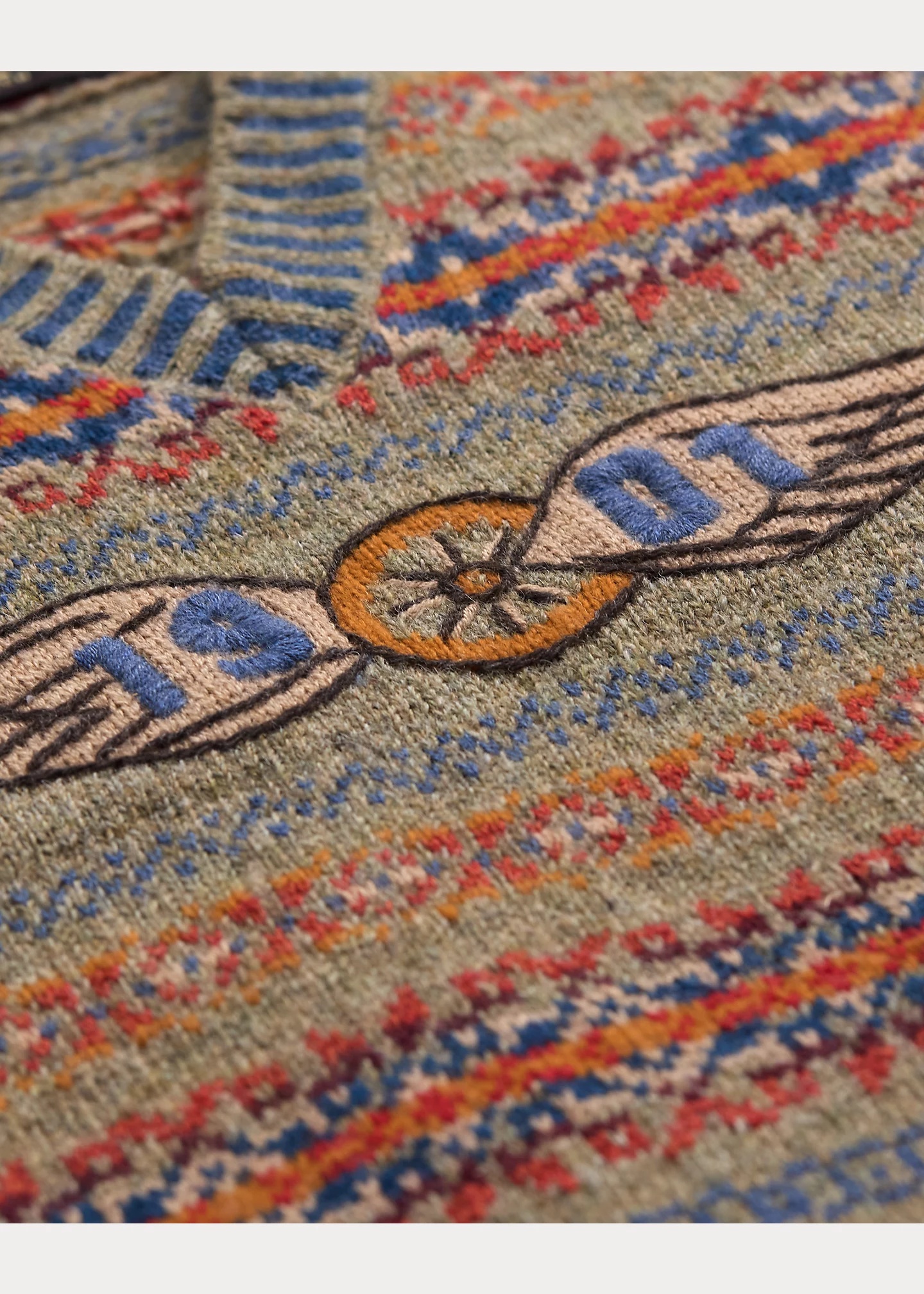 Hand-Embroidered Fair Isle Sweater - 4