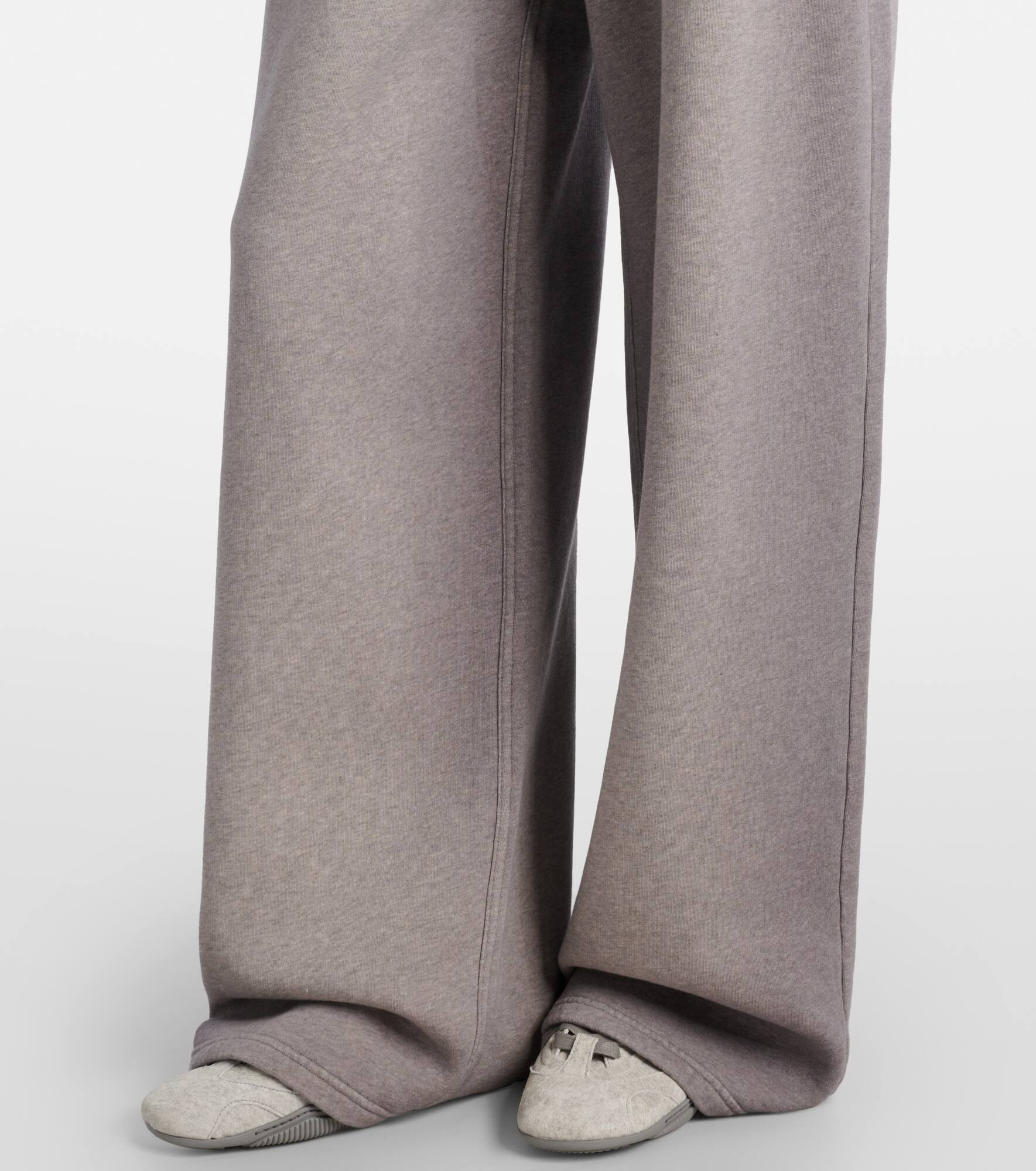 Felin logo cotton fleece sweatpants - 5