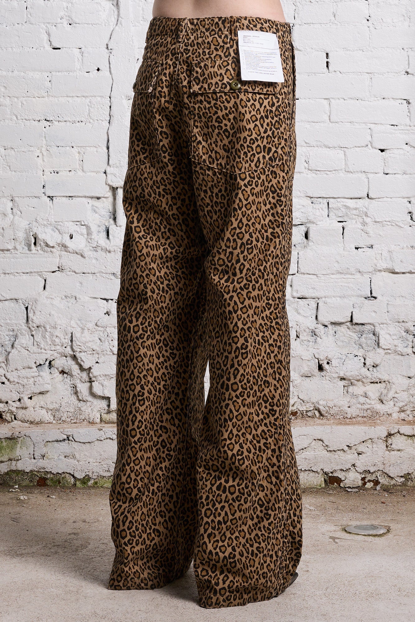 WIDE LEG UTILITY PANT - LEOPARD - 6