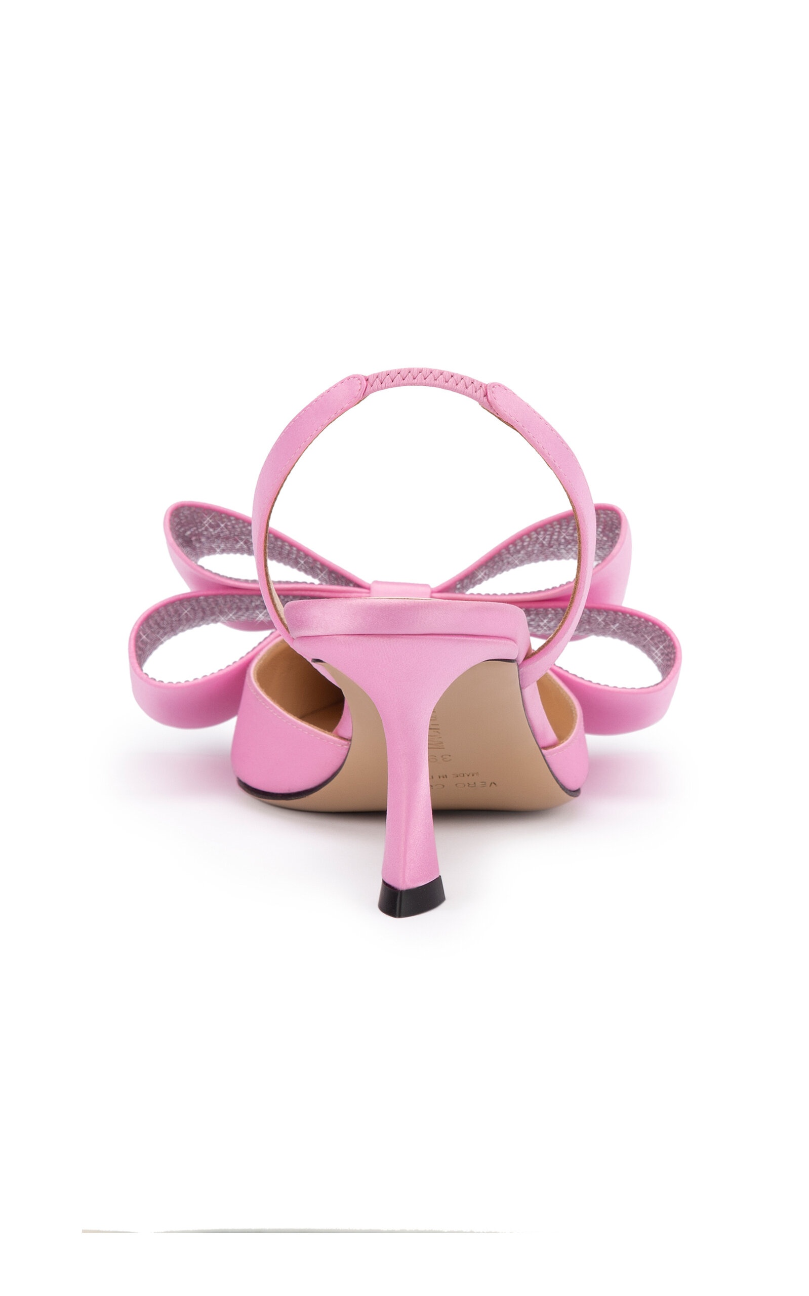 ‘Le Cadeau’ Satin Slingbacks pink - 4