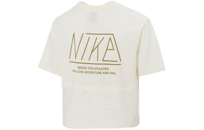 Nike (WMNS) Nike Logo T-Shirt 'White' FQ7009-110 outlook