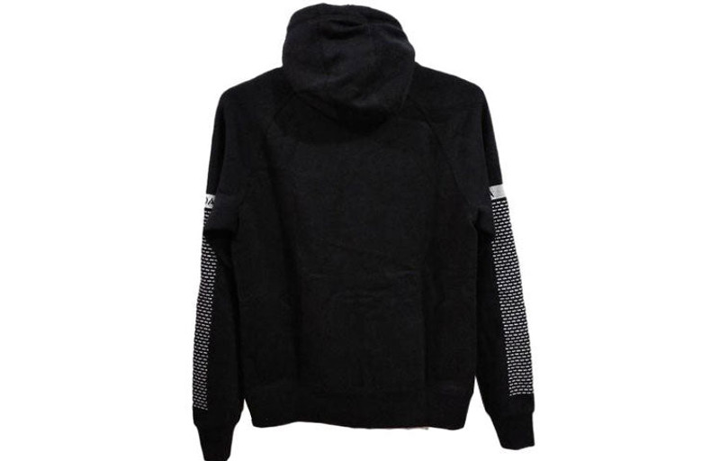 Jordan Men's Air Jordan Numeric Printing Zipper Sports Jacket Black 872855-010 outlook