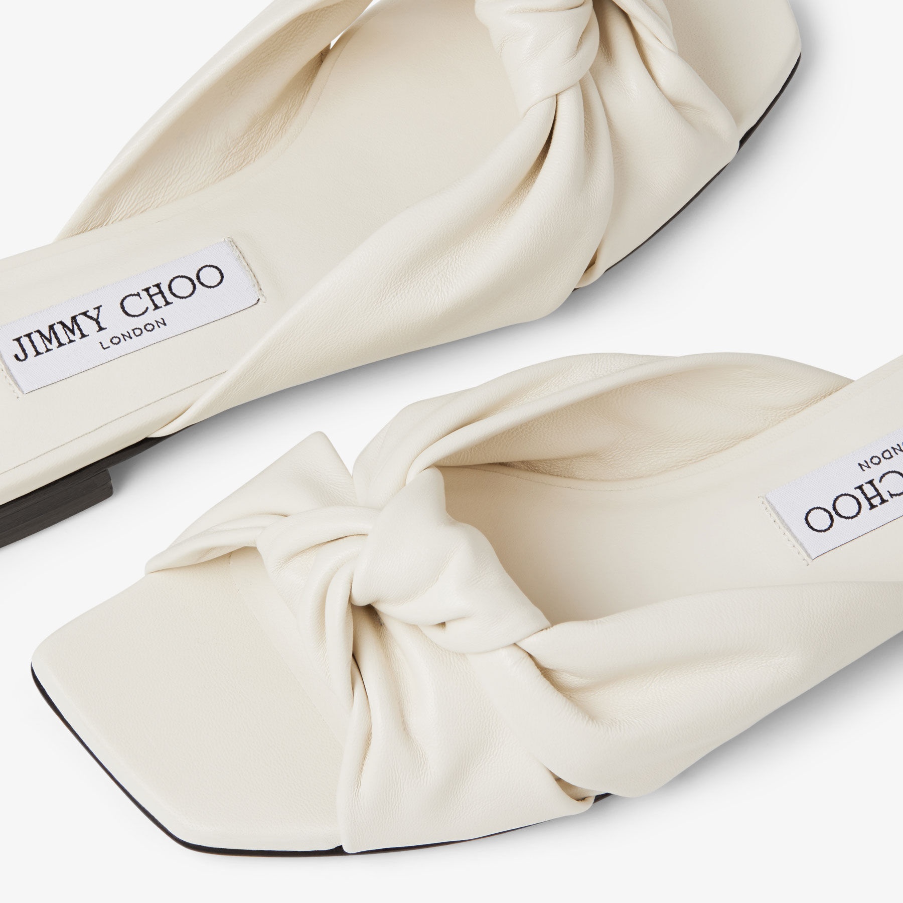 Avenue Flat
Latte Nappa Leather Flat Sandals - 3