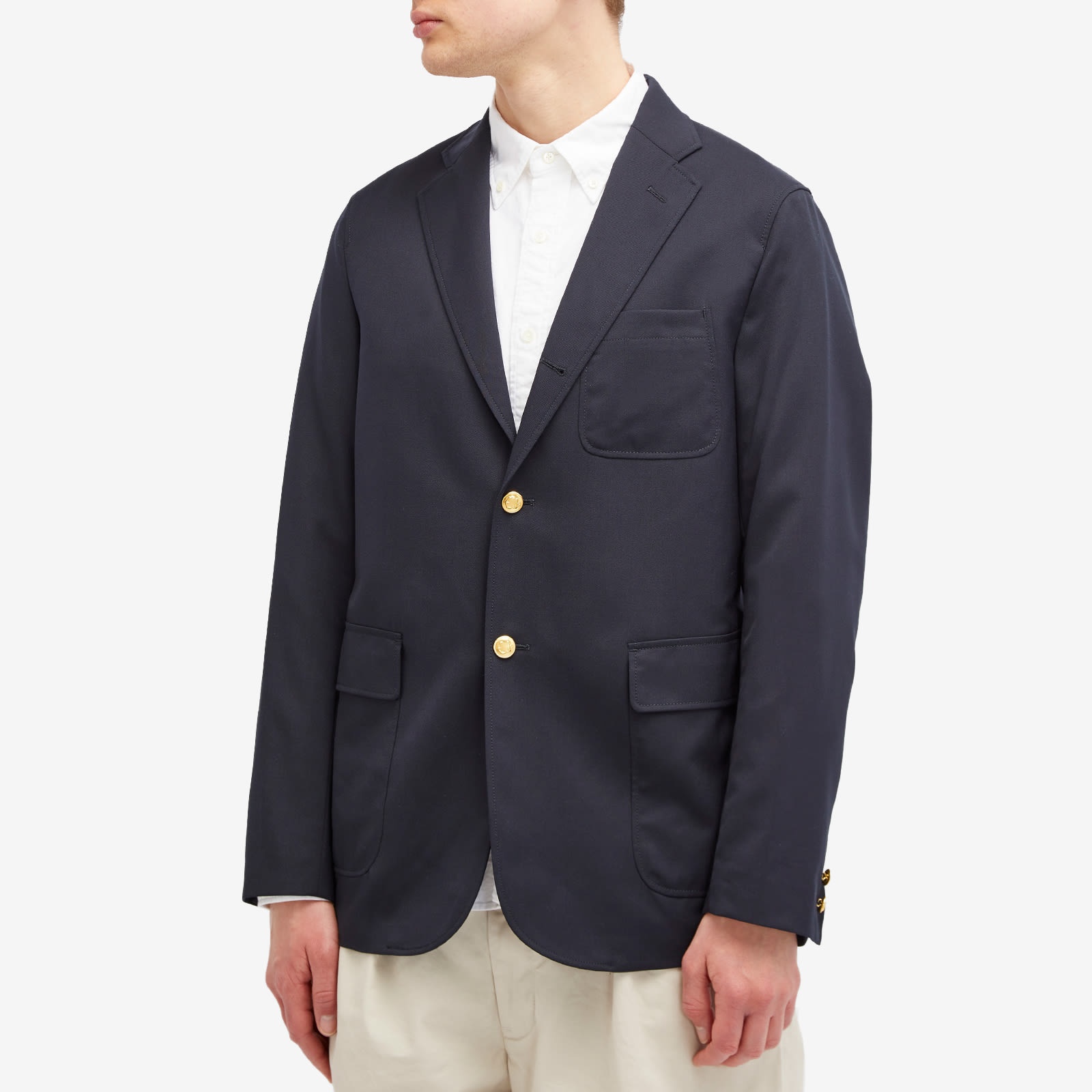 Beams Plus 3 Button Combat Wool Blazer - 2