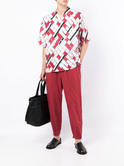 3.1 Phillip Lim woven-print short-sleeved shirt outlook
