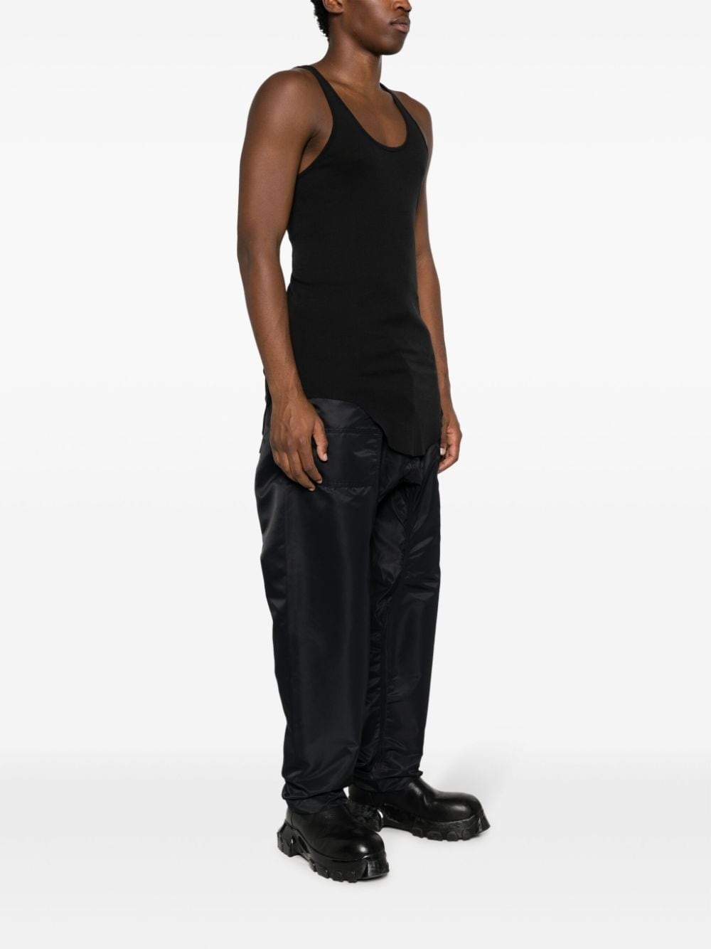 curved-hem tank top - 3
