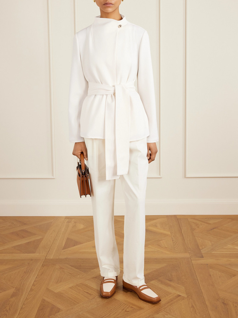 Max Mara Belted Darted Scuba Jacket outlook