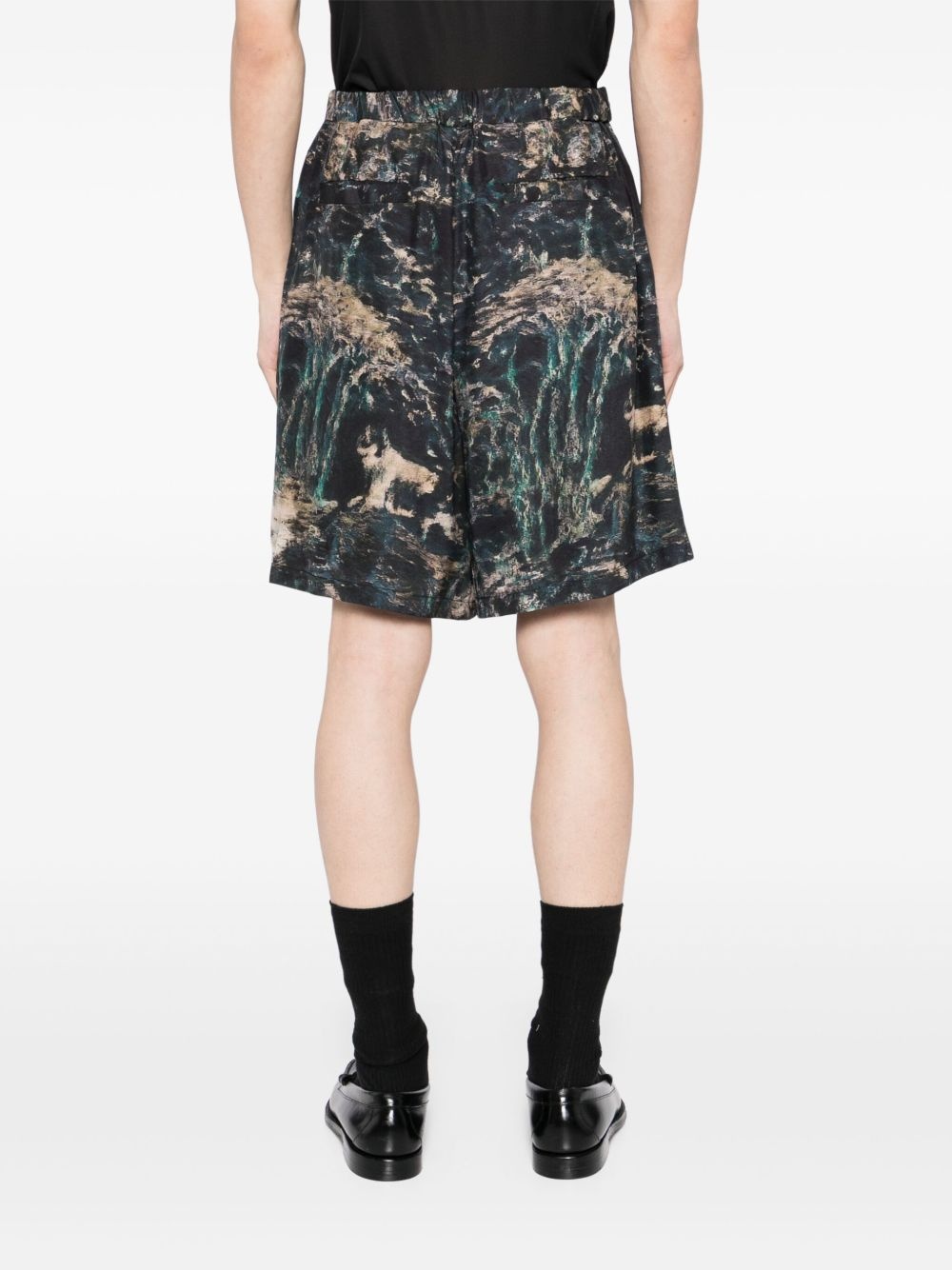 graphic-printed shorts - 4