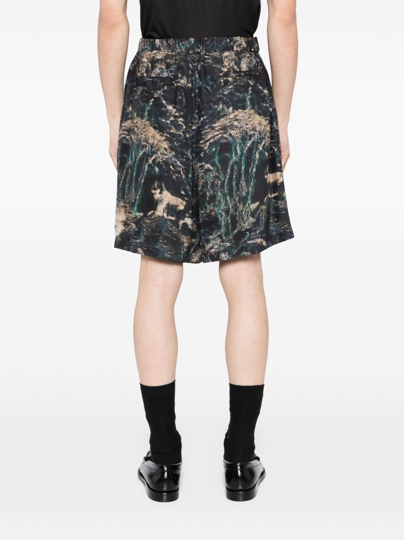 graphic-printed shorts 4