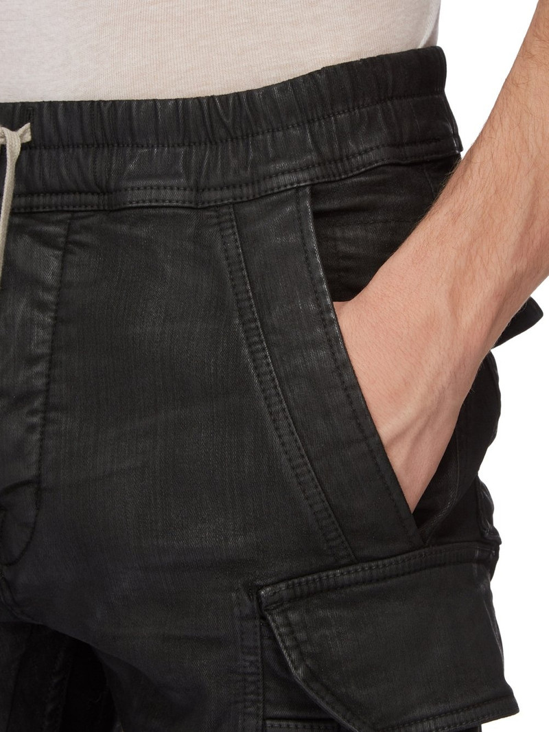 MASTODON CUT IN BLACK WAX STRETCH DENIM 6