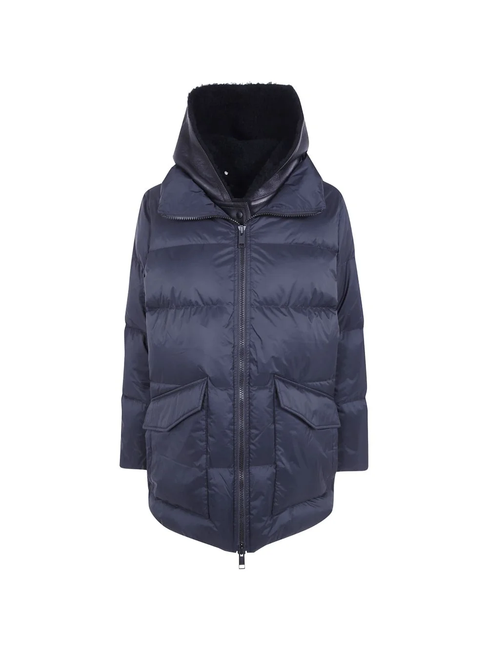 hooded padded jacket - 1