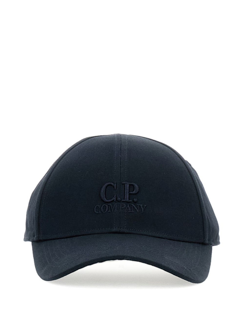 logo-embroidered cap 1