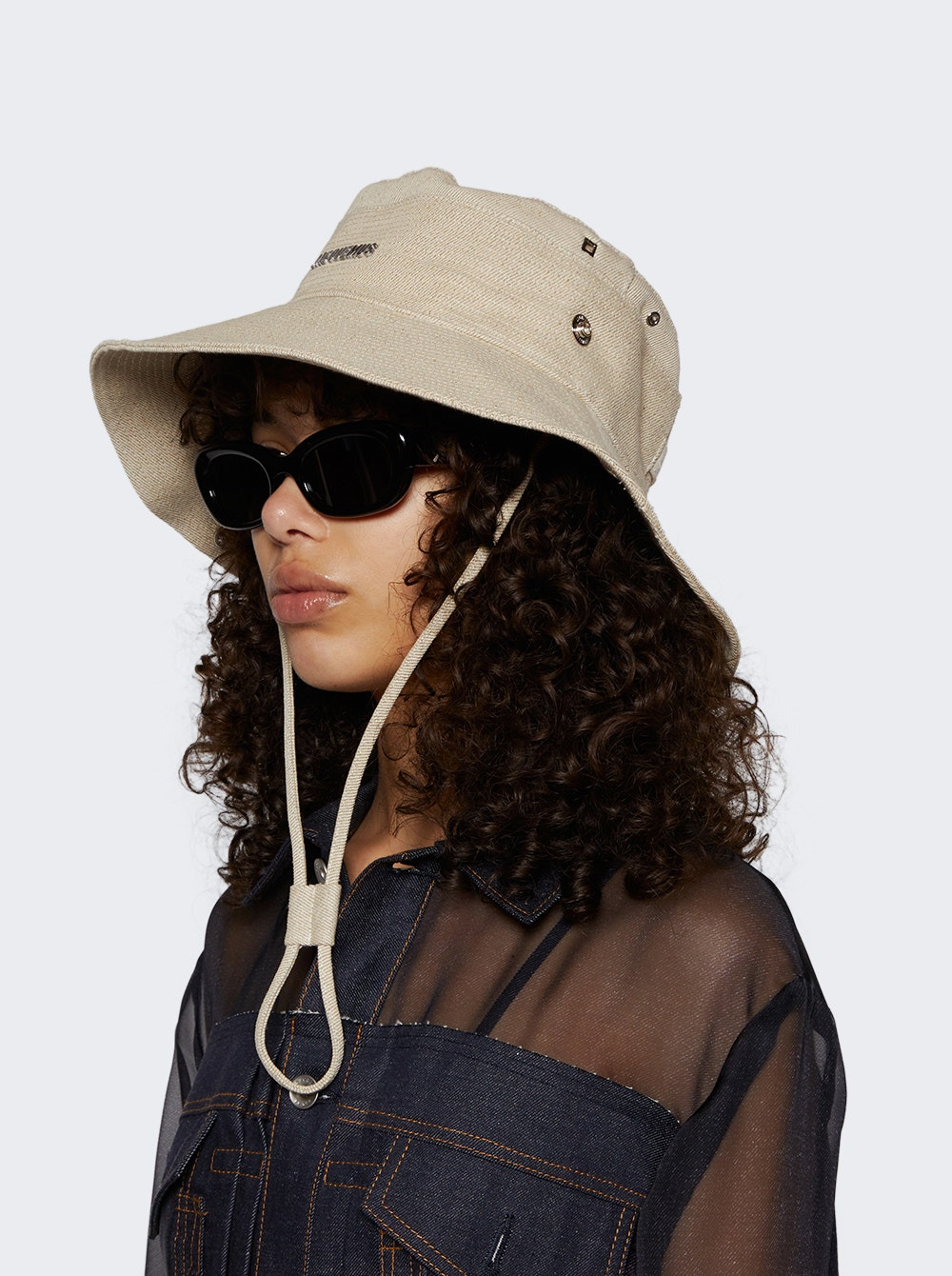 The De-nîmes Denim Bucket Hat Off-white - 3