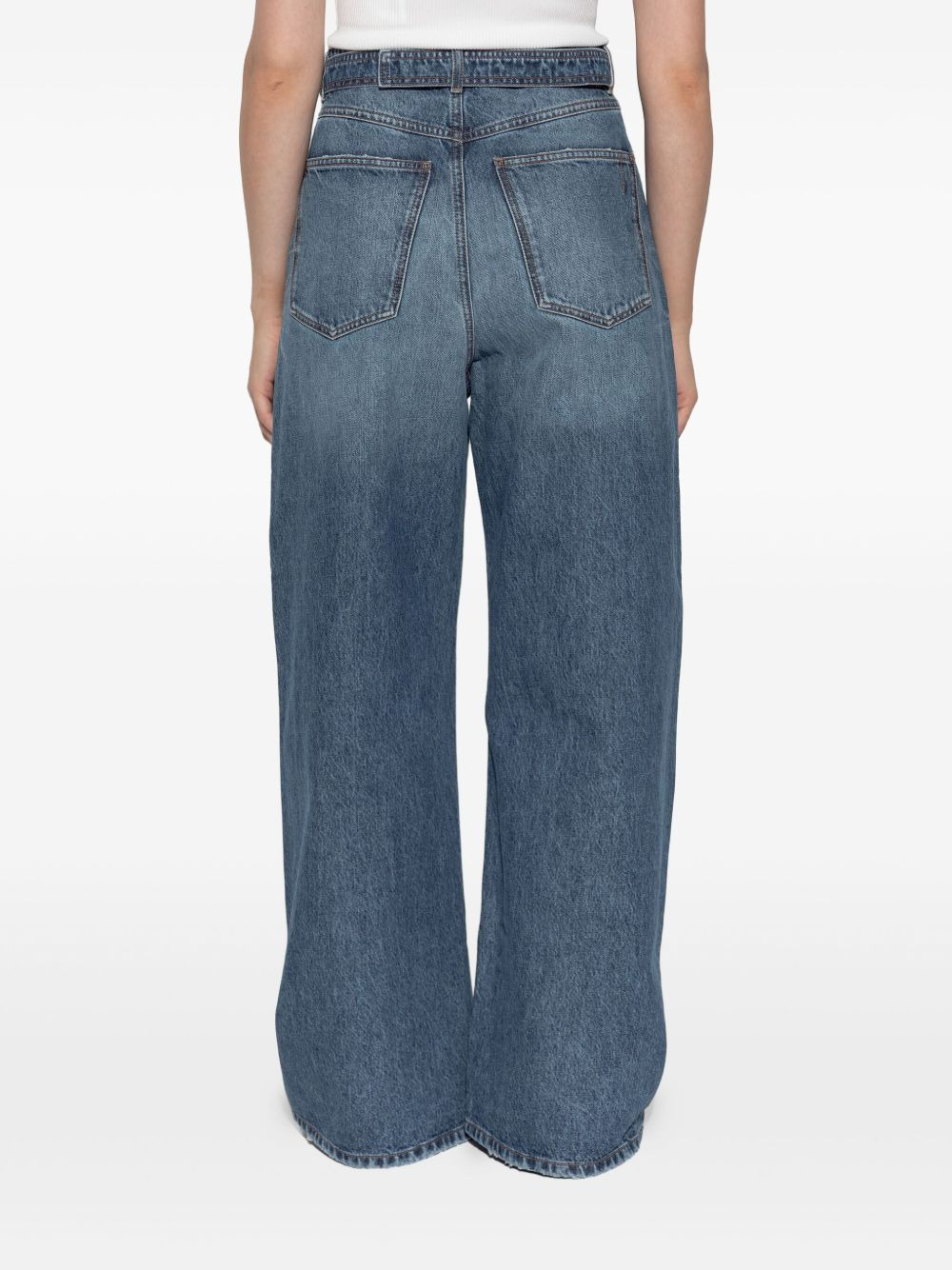 belted jeans - 4