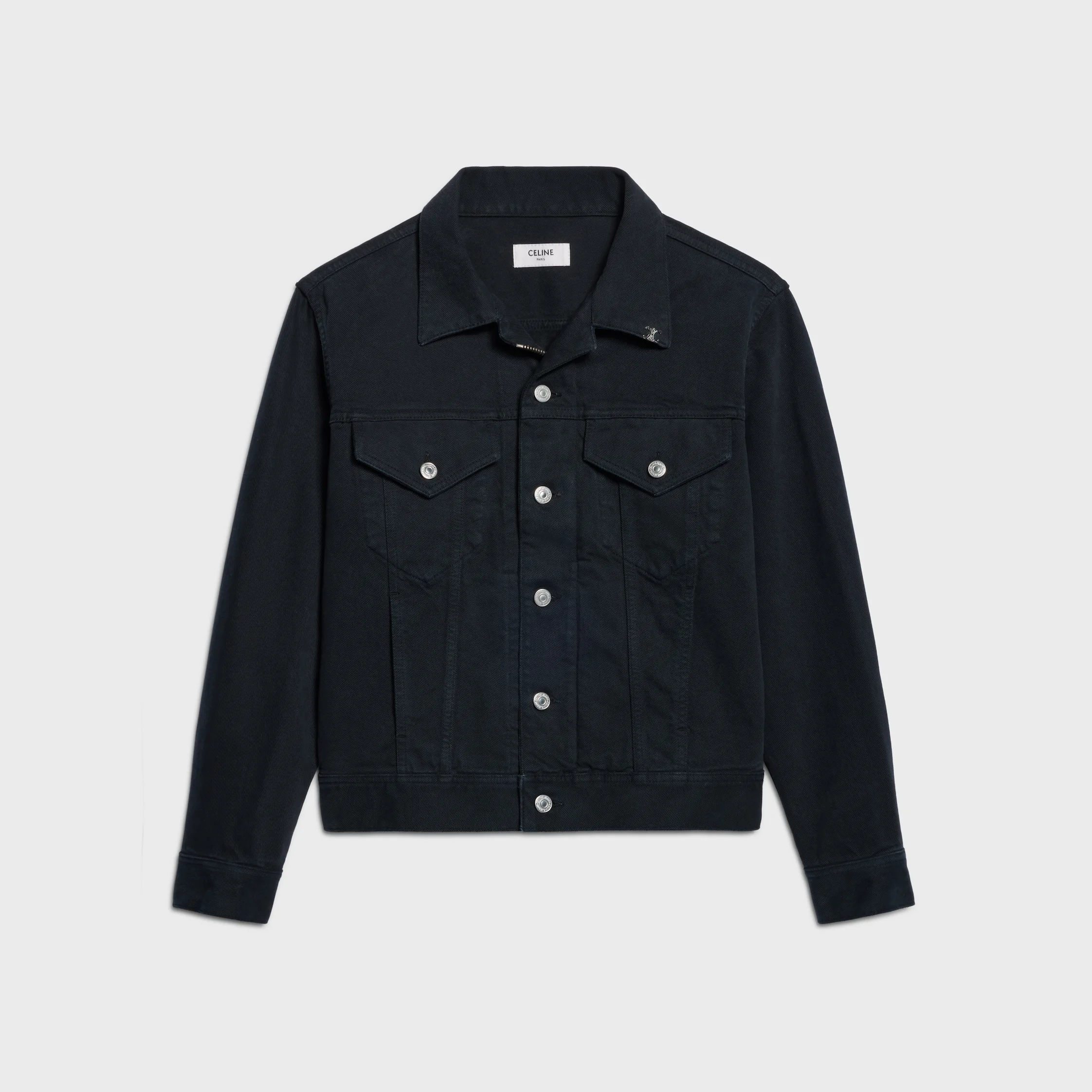 trucker jacket IN heavy cotton twill - 1