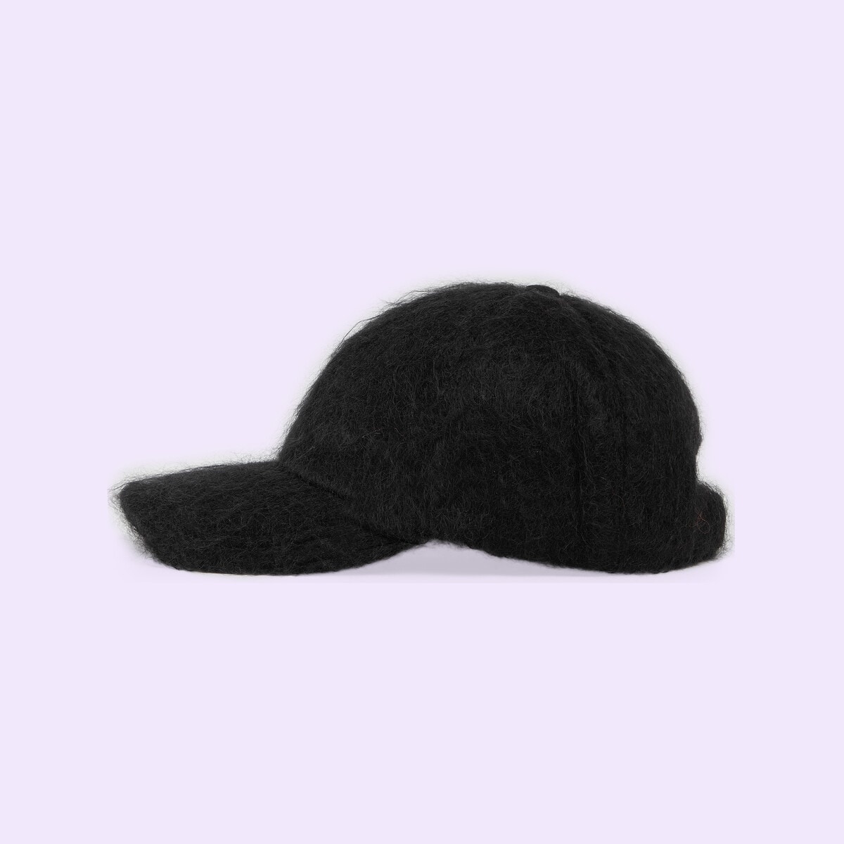 Mohair baseball hat with Double G - 2