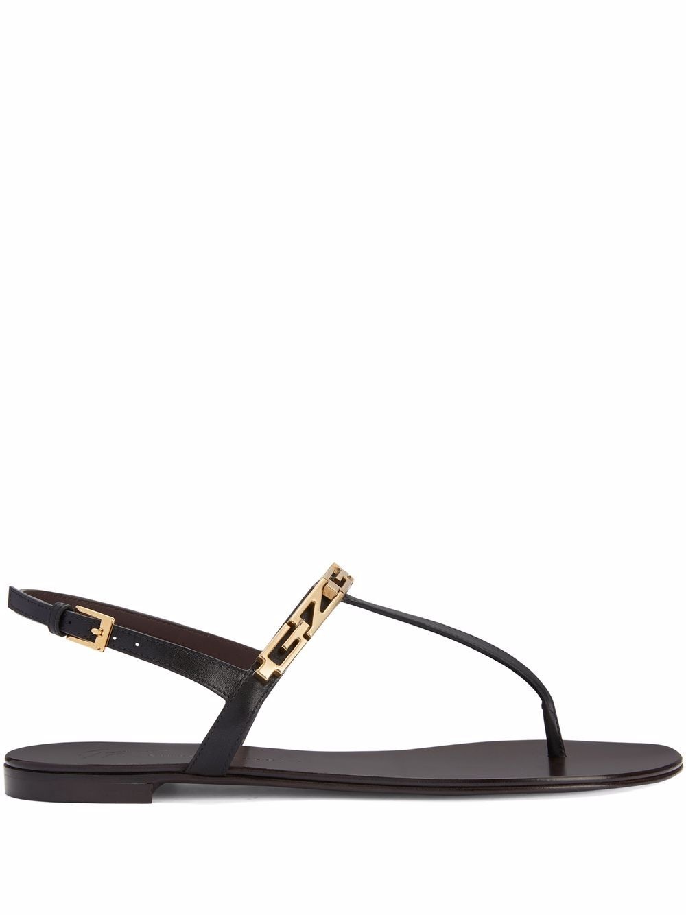 Musicaa monogram-chain sandals - 1