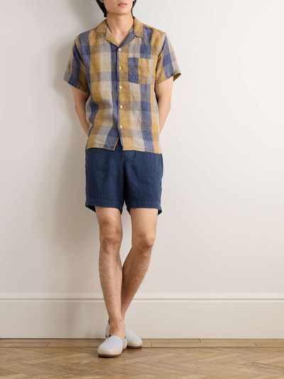 Oliver Spencer Osborne Straight-Leg Linen Shorts outlook