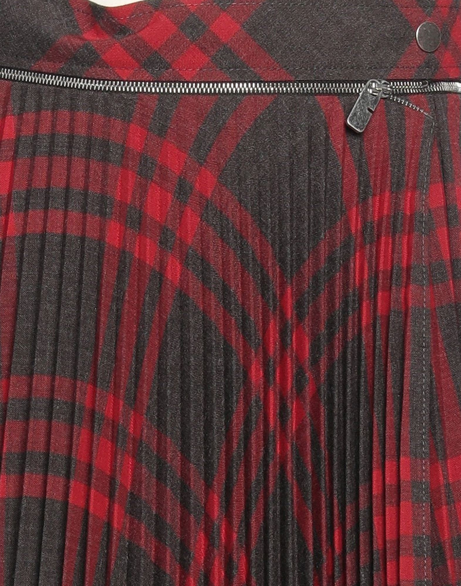 Red Women's Midi Skirt - 4