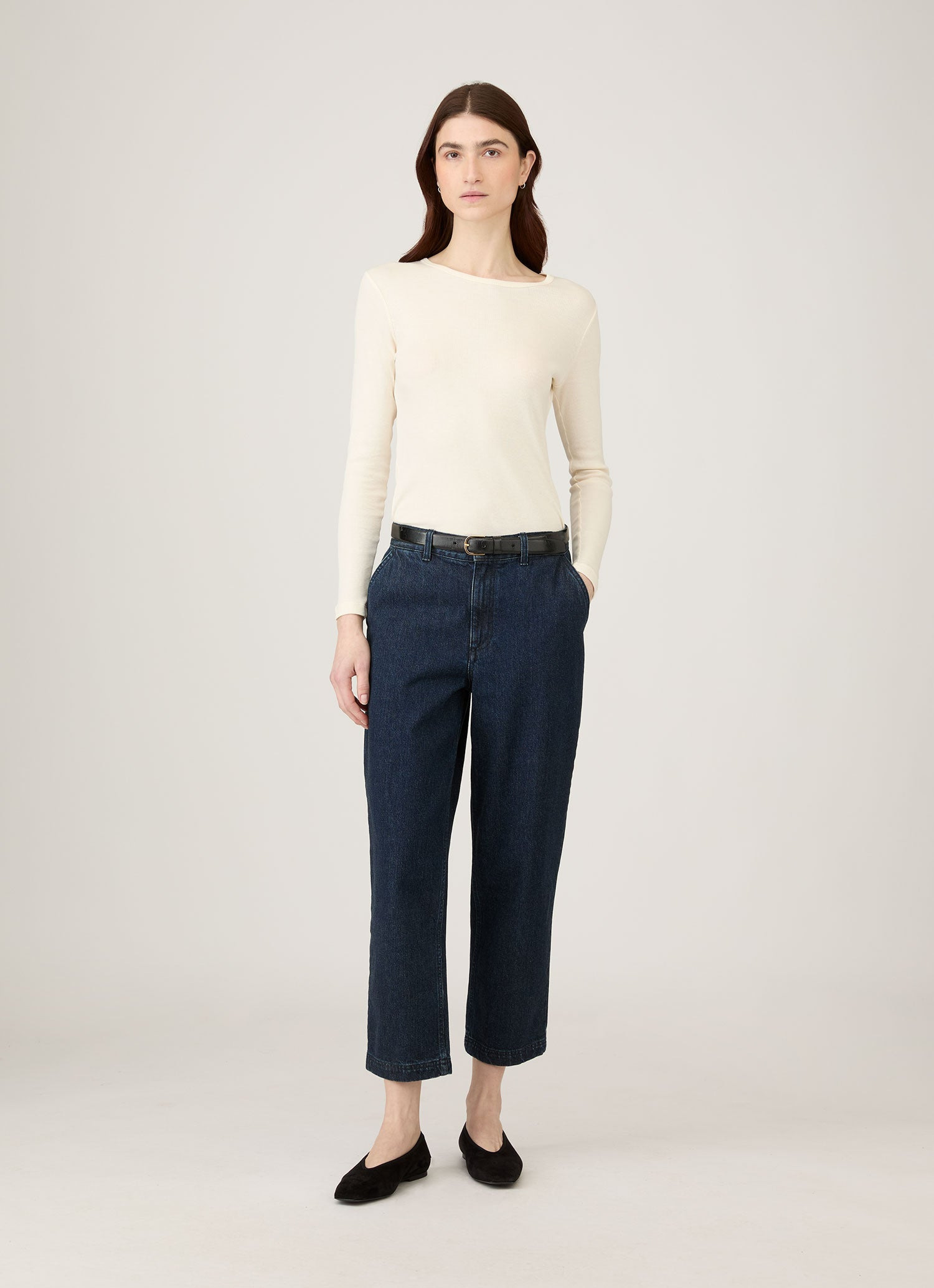 Denim Tapered Trouser - 2