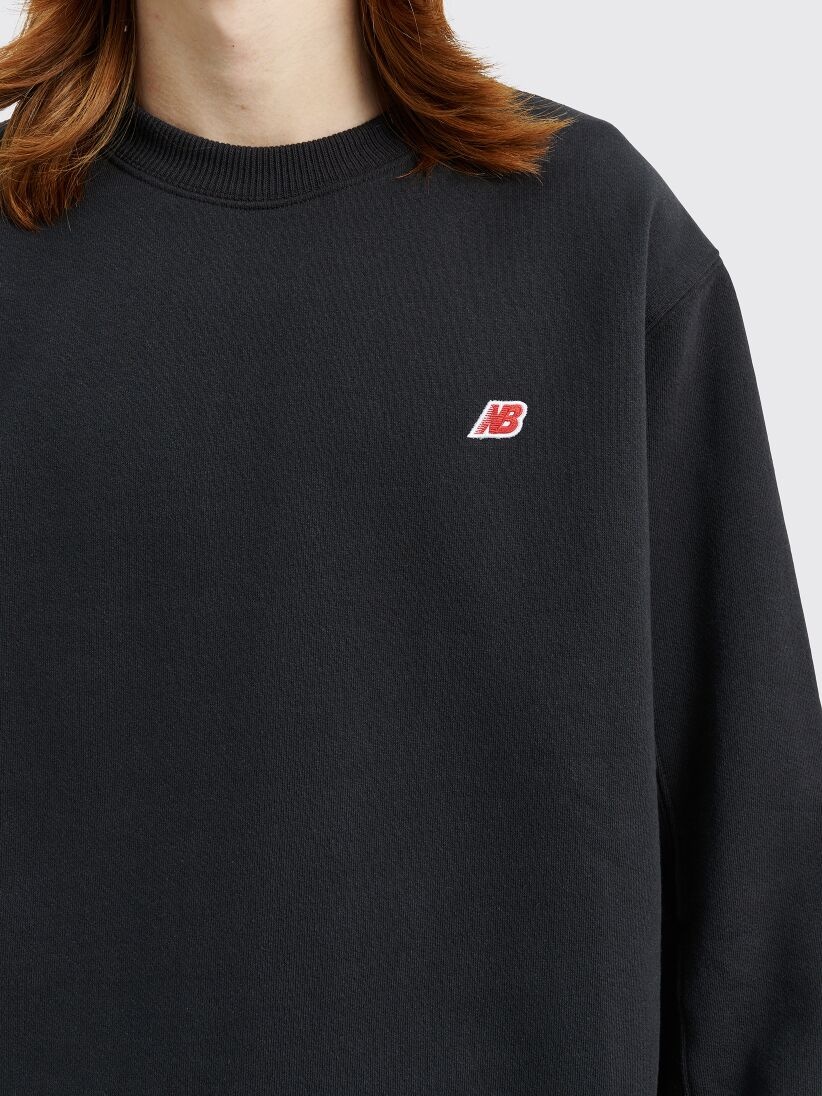 cotton logo-patch sweatshirt - 7