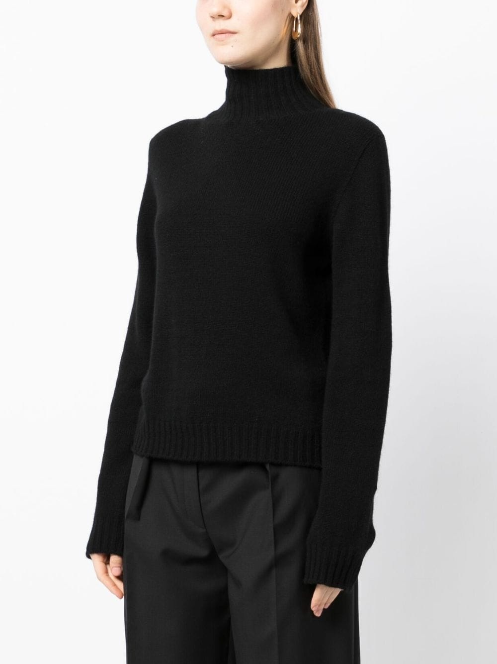 Kensington high-neck cashmere top - 3