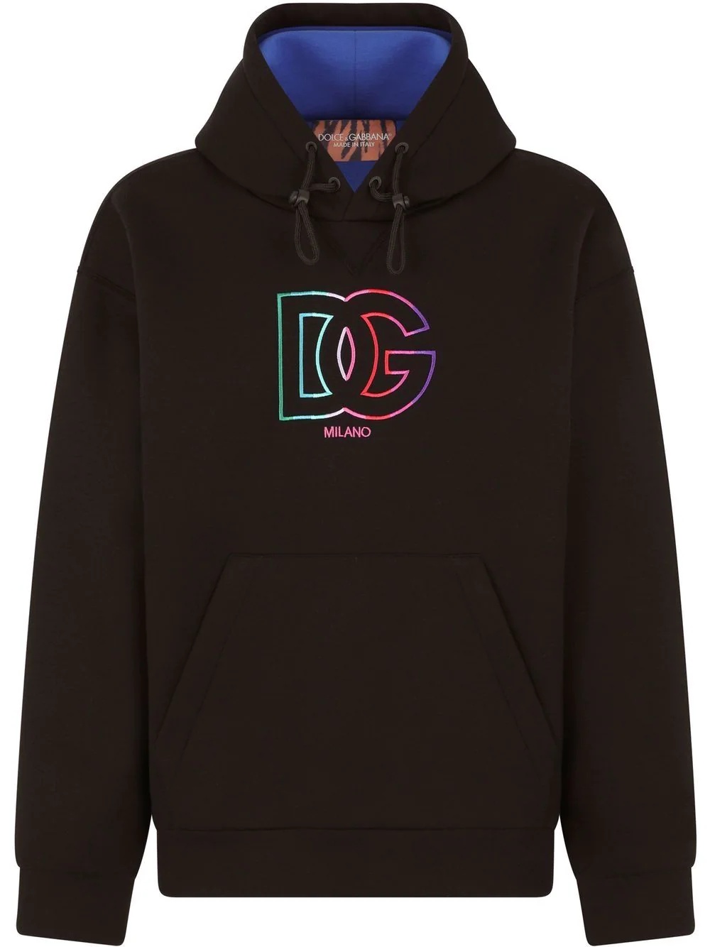 logo-print hoodie - 1