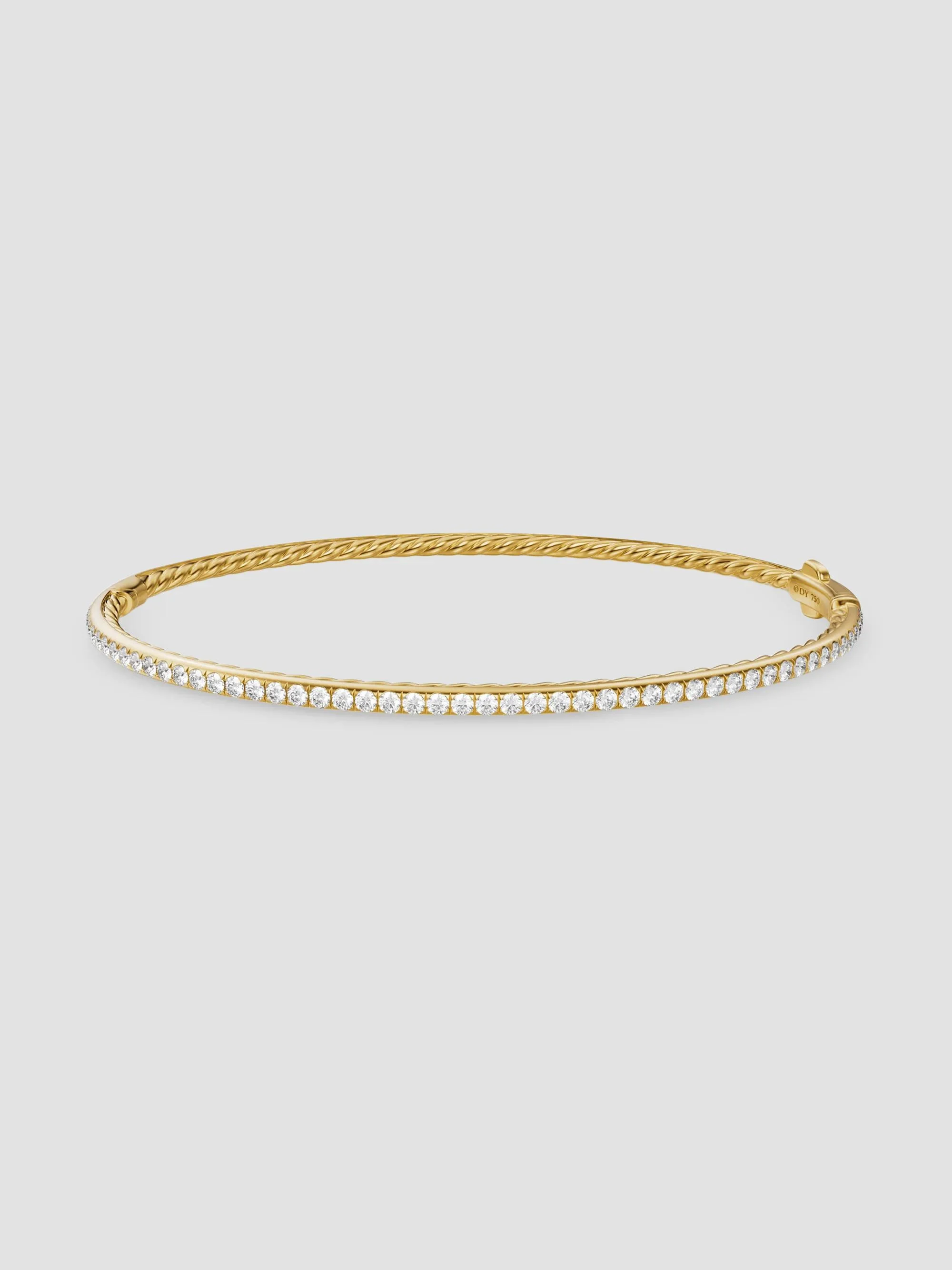 Women's Micro Pavé Bracelet in 18K Yellow Gold - Diamond - 1