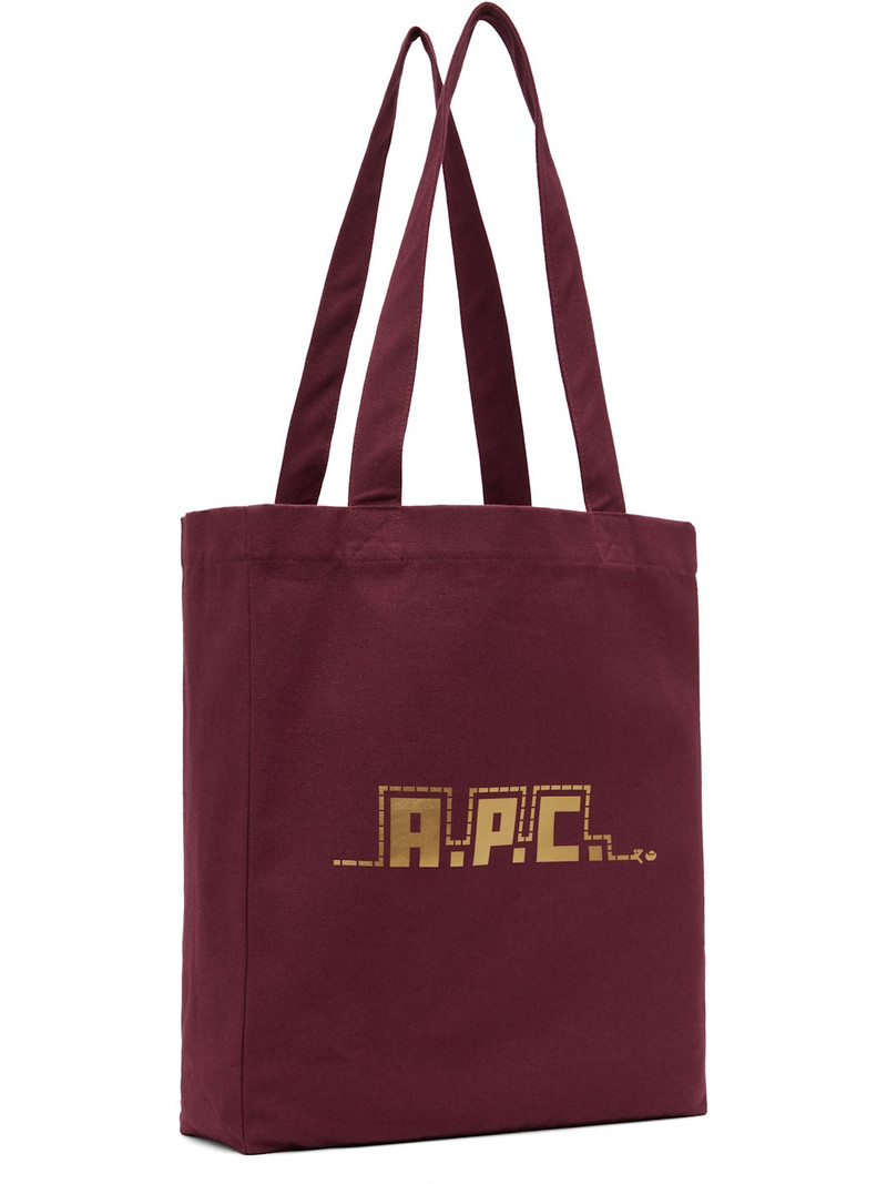 A.P.C. Burgundy Lunar New Year 2025 Lou Tote outlook