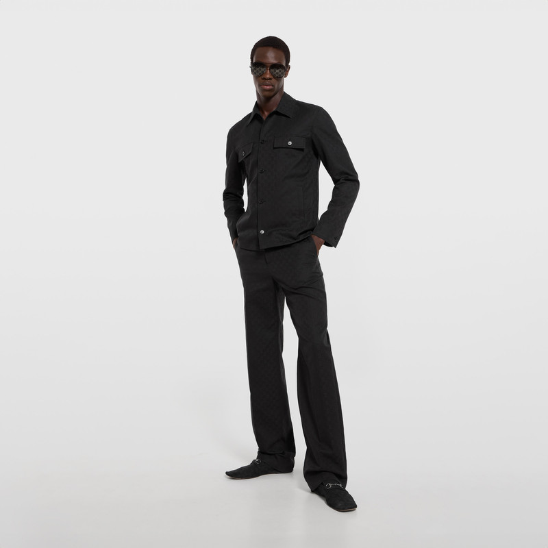 GUCCI GG cotton canvas jacket outlook