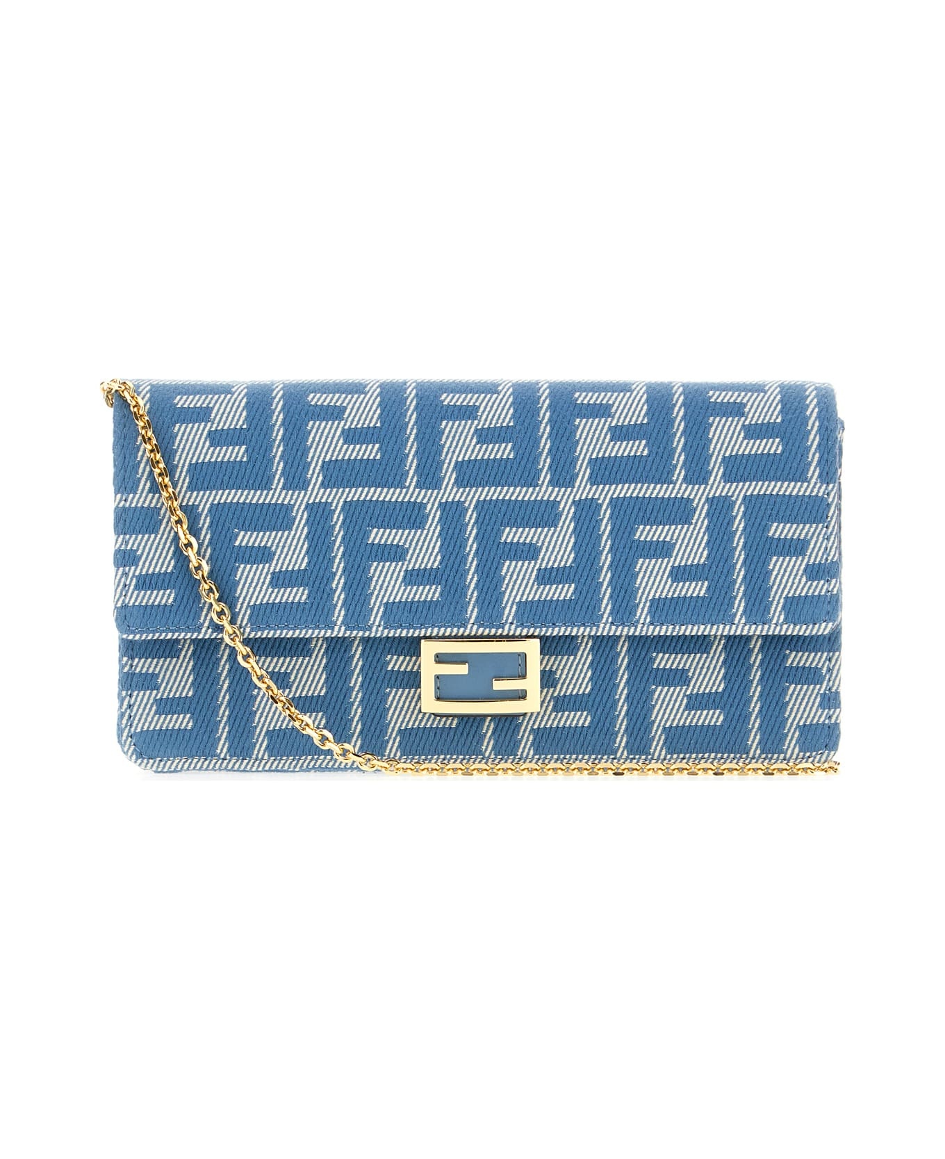 Embroidered Jacquard Baguette Wallet - 1