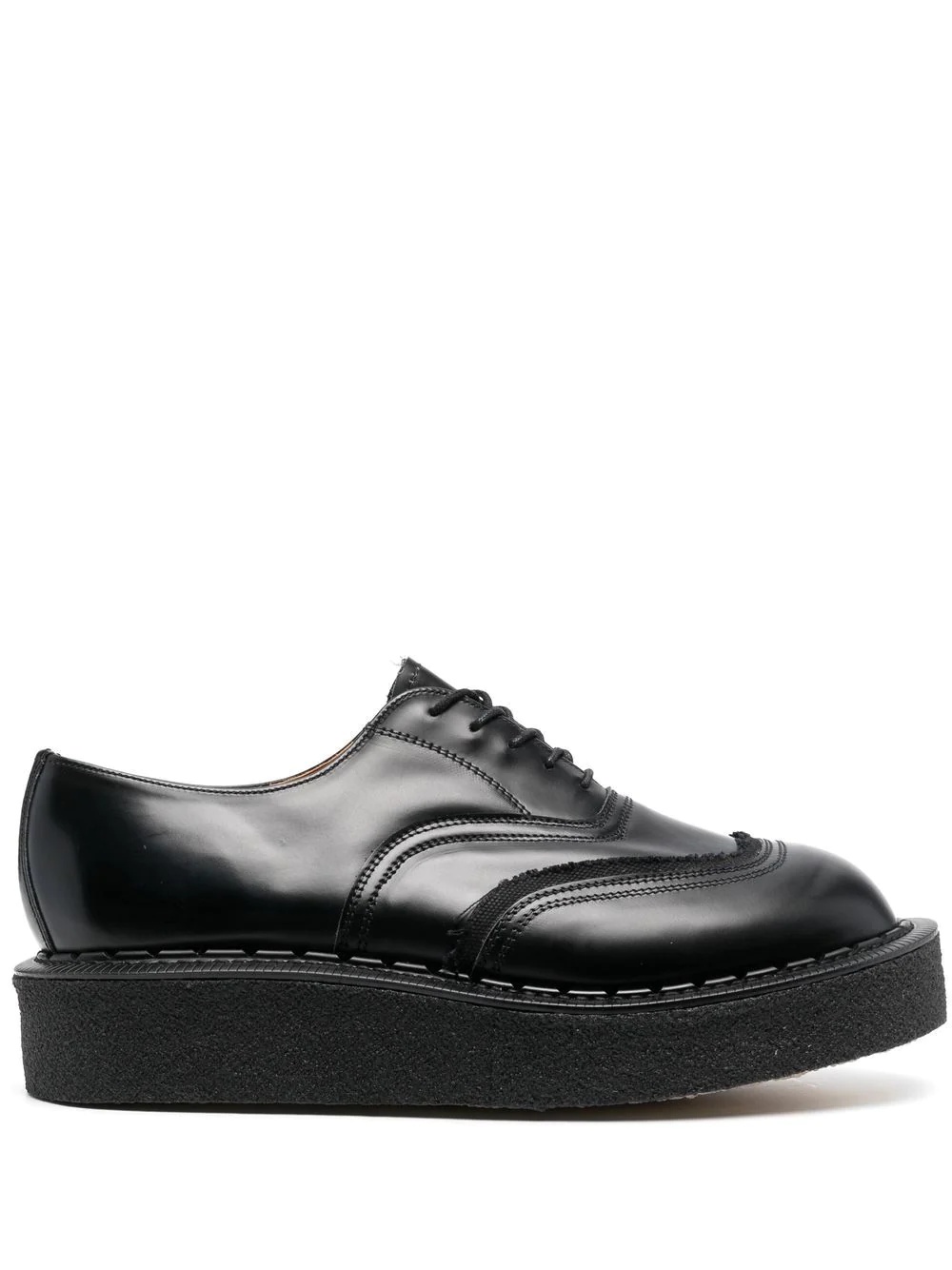 Comme des Garcons Homme Plus leather oxford shoes REVERSIBLE
