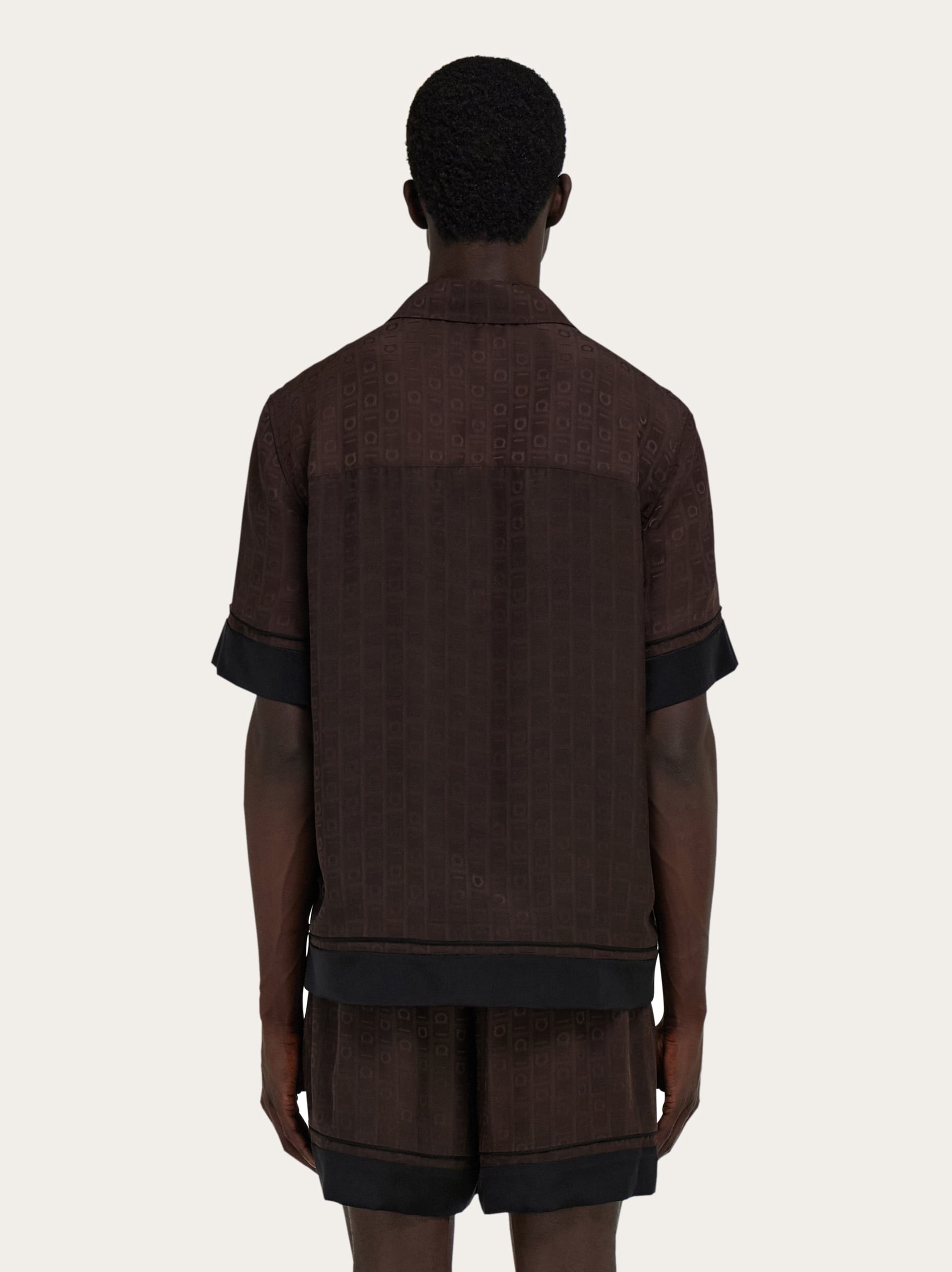 Ferragamo Monogram short sleeve shirt - 3