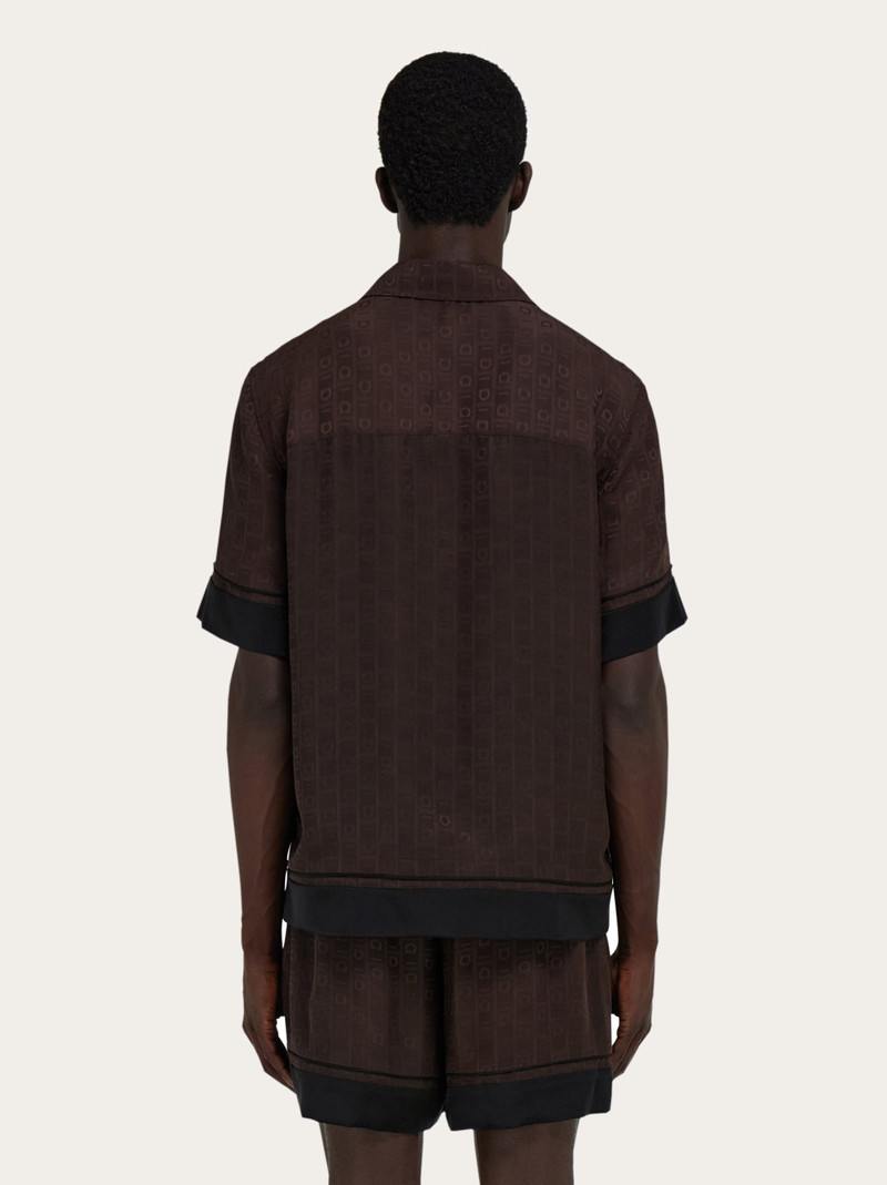 Ferragamo Monogram short sleeve shirt 3