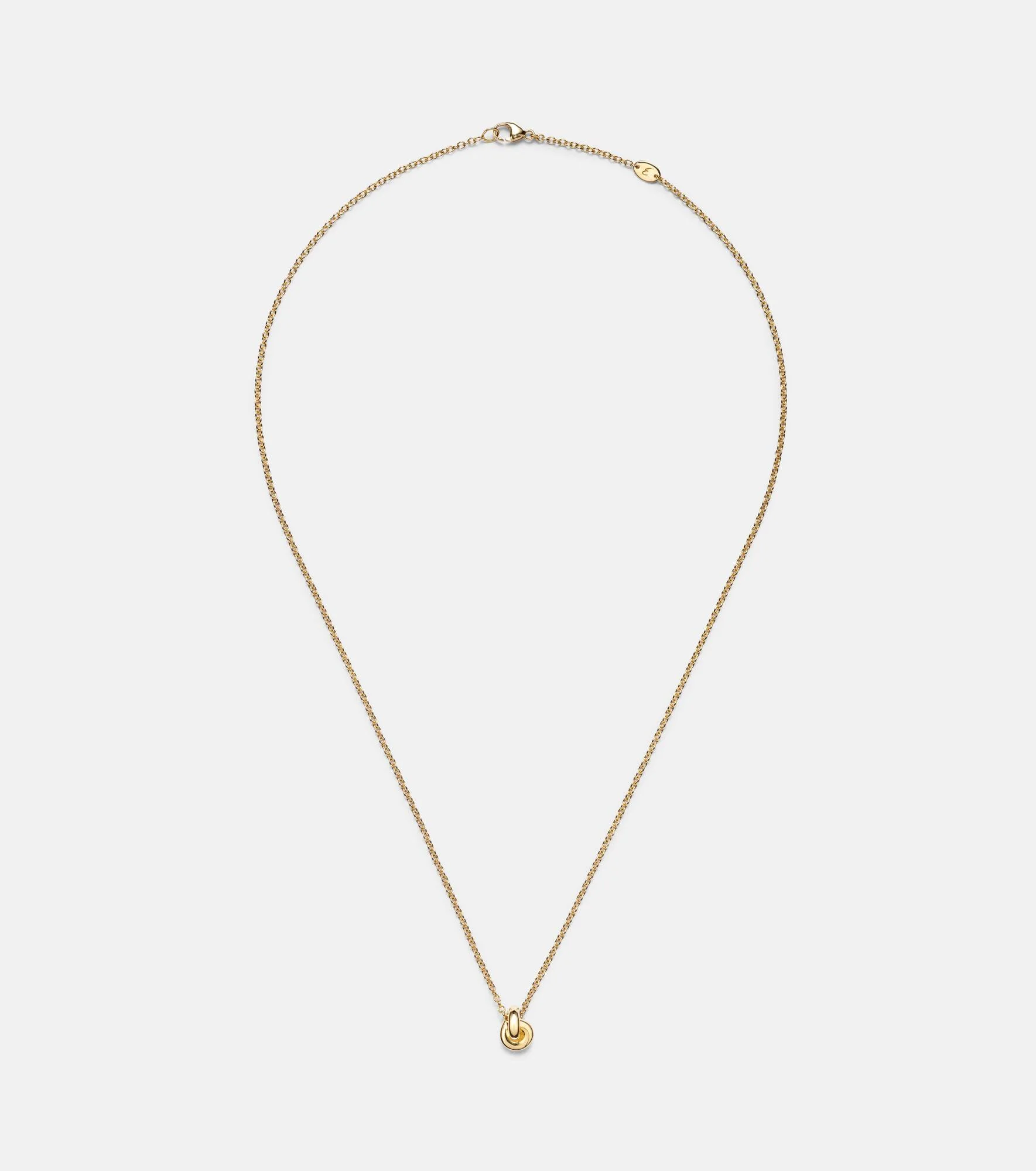 Legacy Knot Mini 18kt gold necklace - 1