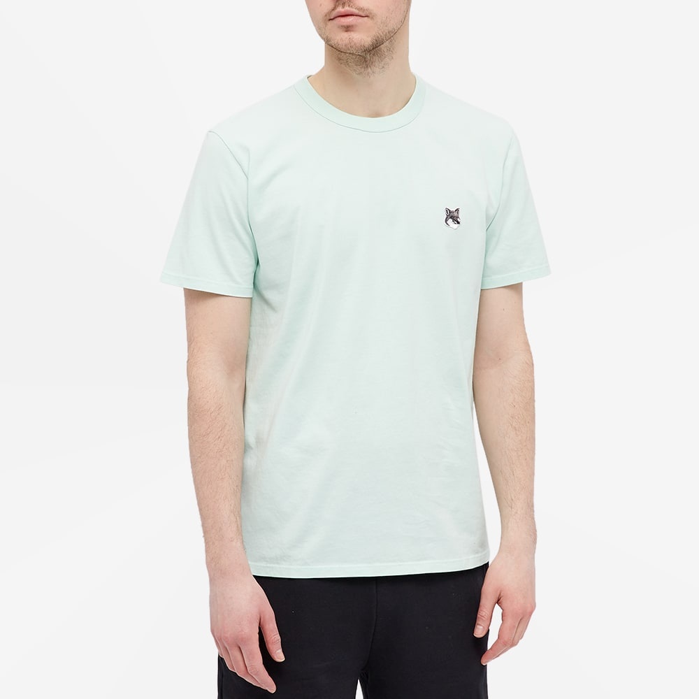 Maison Kitsuné Grey Fox Head Patch Classic Tee - 3