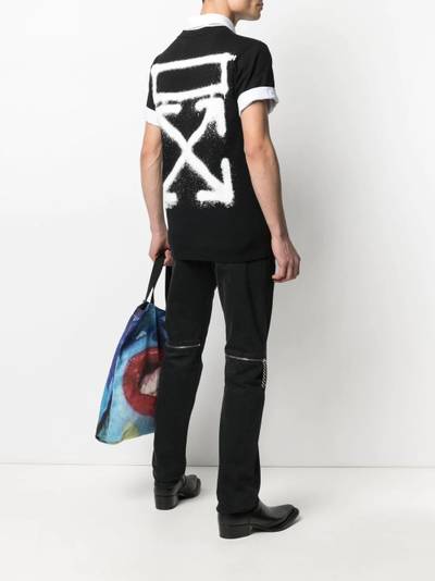 Off-White spray-print cotton T-shirt outlook