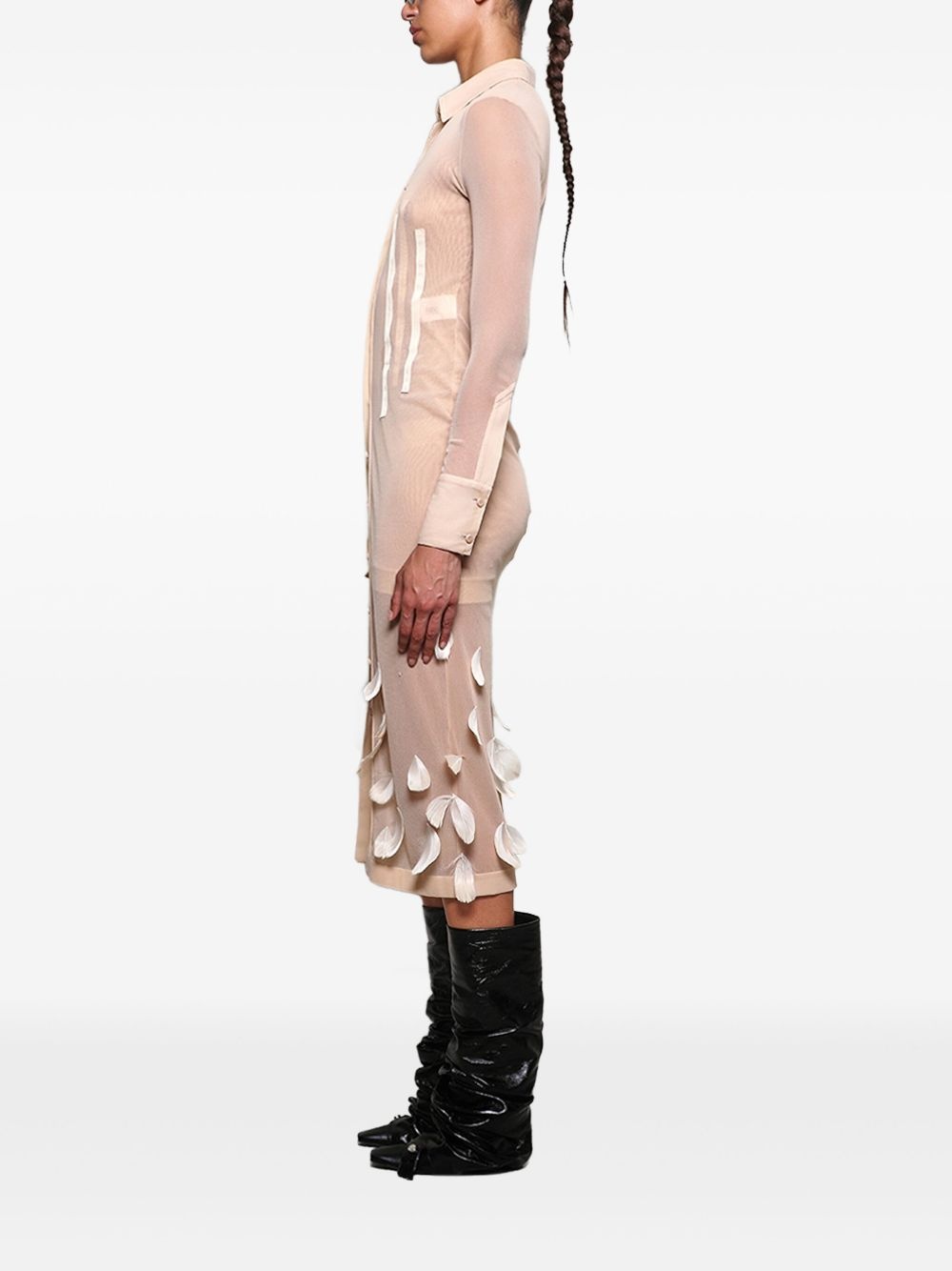 long sleeve dress - 4