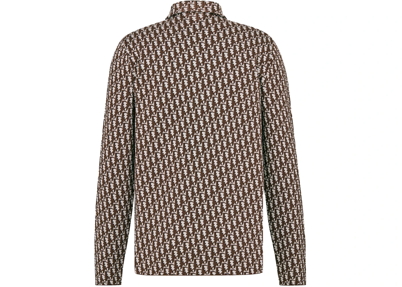 Dior x CACTUS JACK Dior Oblique Overshirt Brown/White - 2
