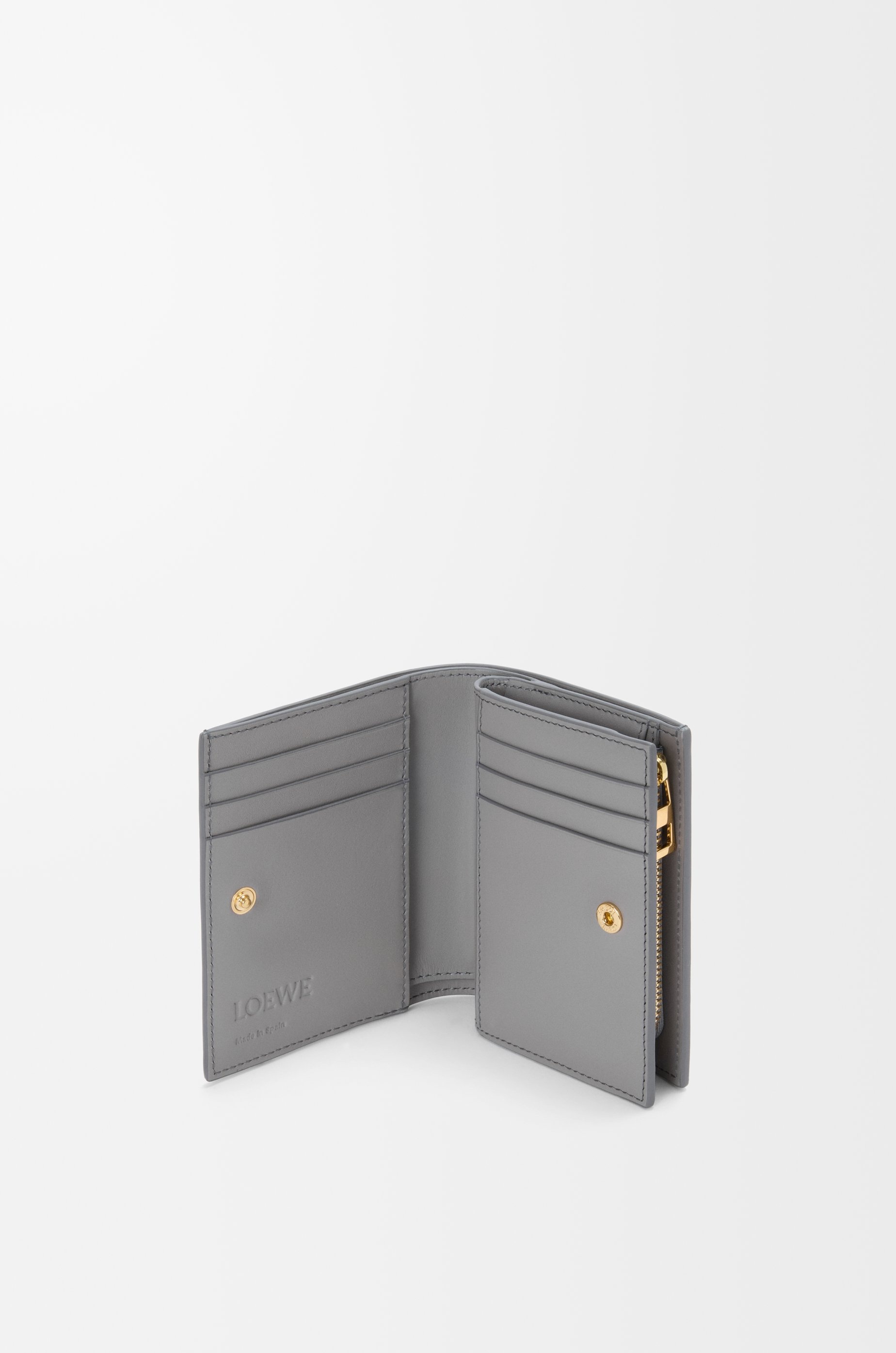 Compact wallet in nappa calfskin - 2