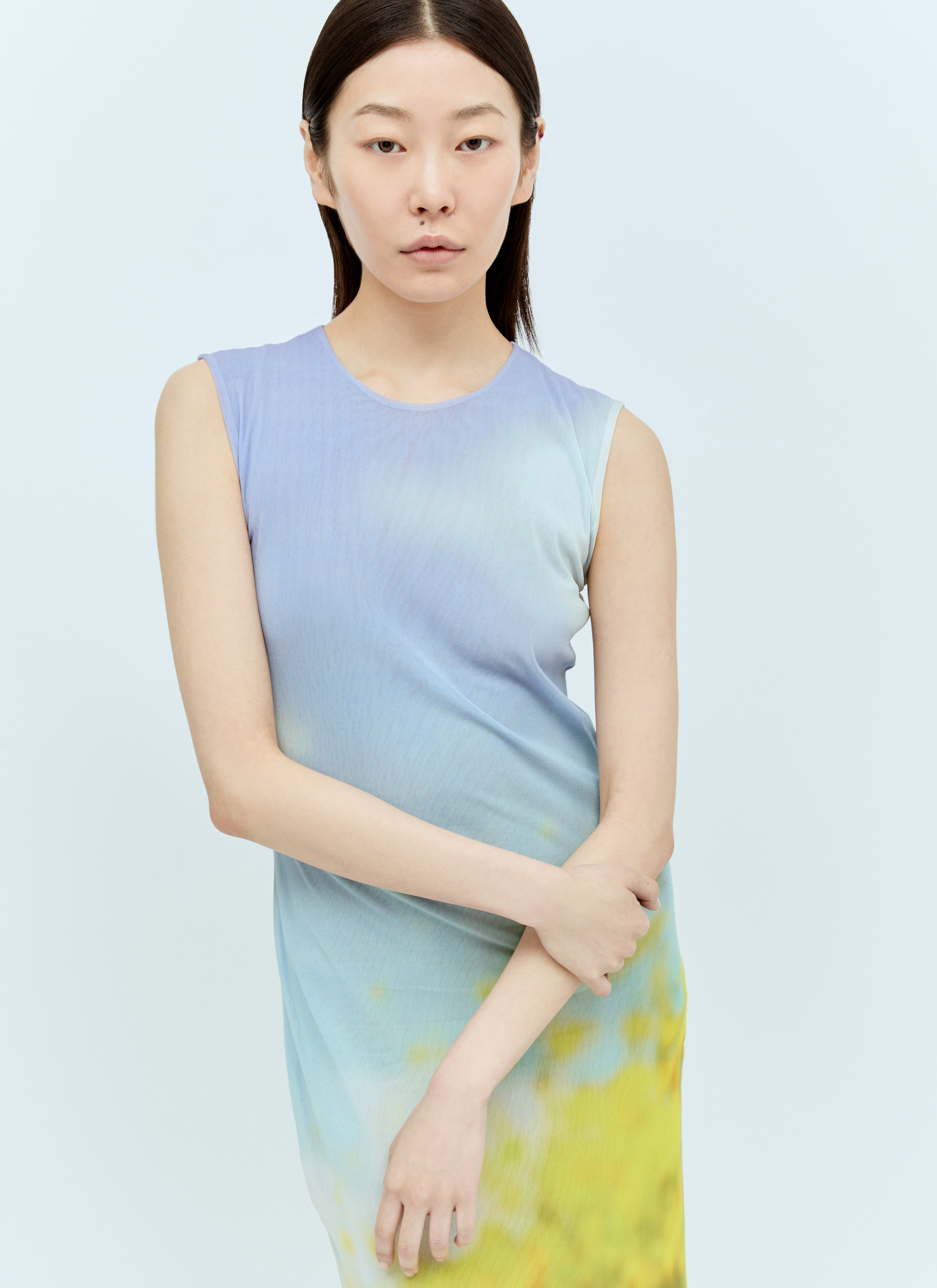 Acne Studios Women Blurred Print Maxi Dress - 5