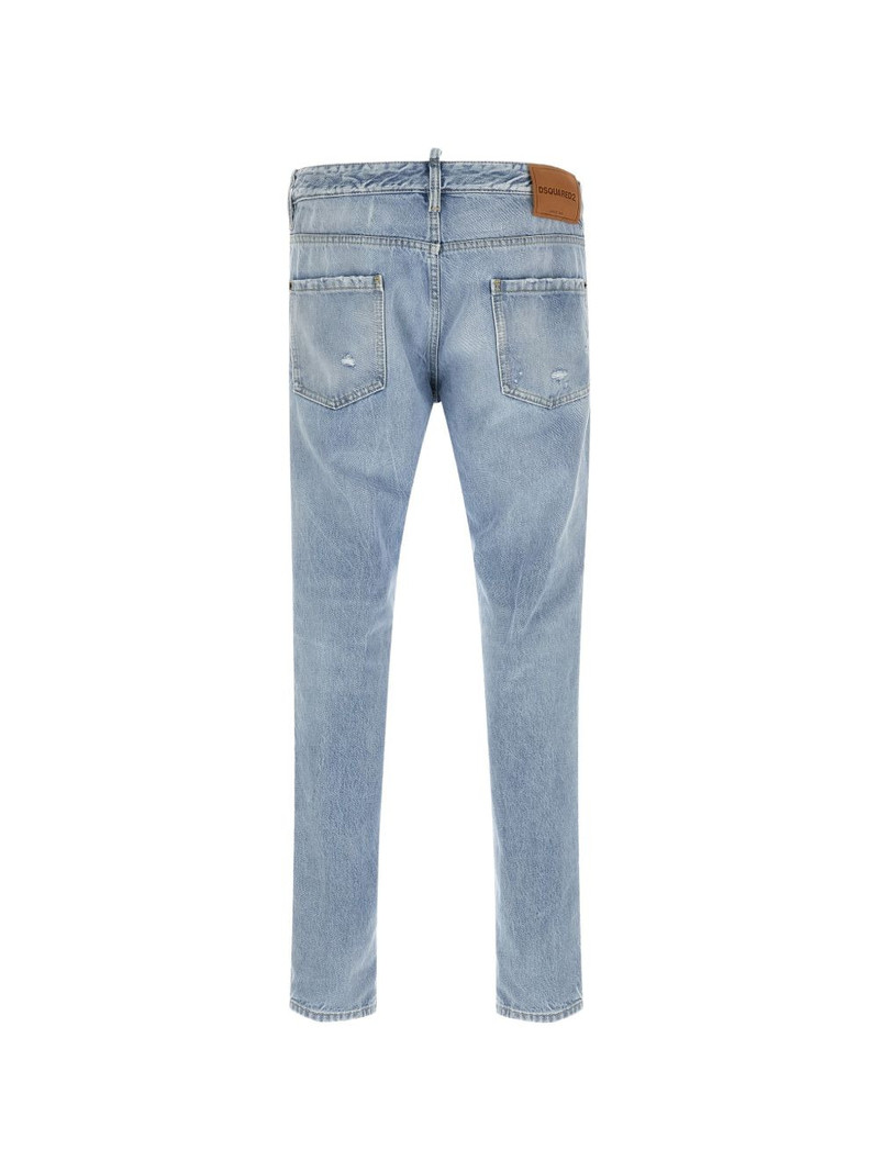 DSQUARED2 belt-loop ripped jeans outlook