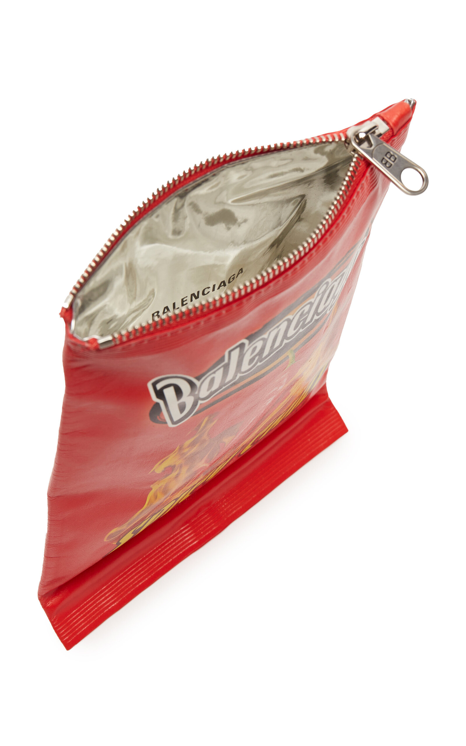 Chips Leather Pouch red - 6