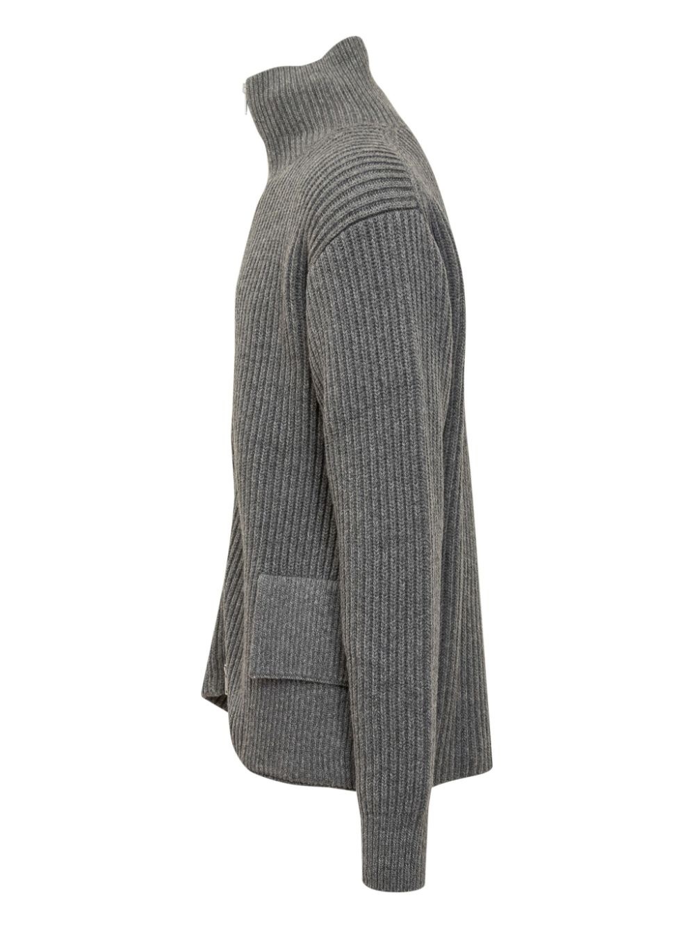 zip-up cardigan - 2