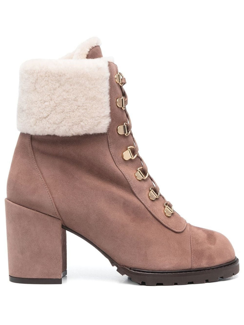 90mm ankle lace-up fastening boots 1