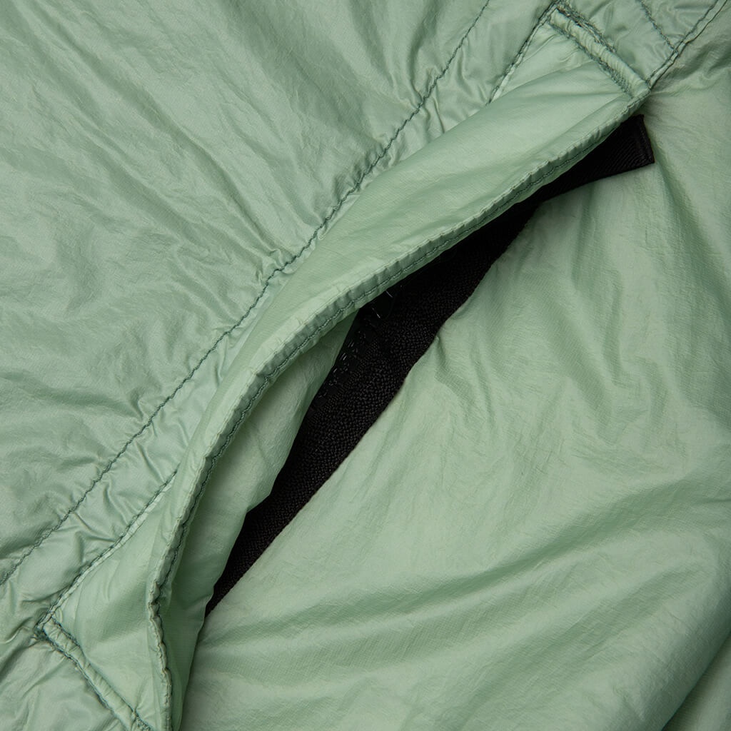 PACKABLE HOODED JACKET - SAGE - 3