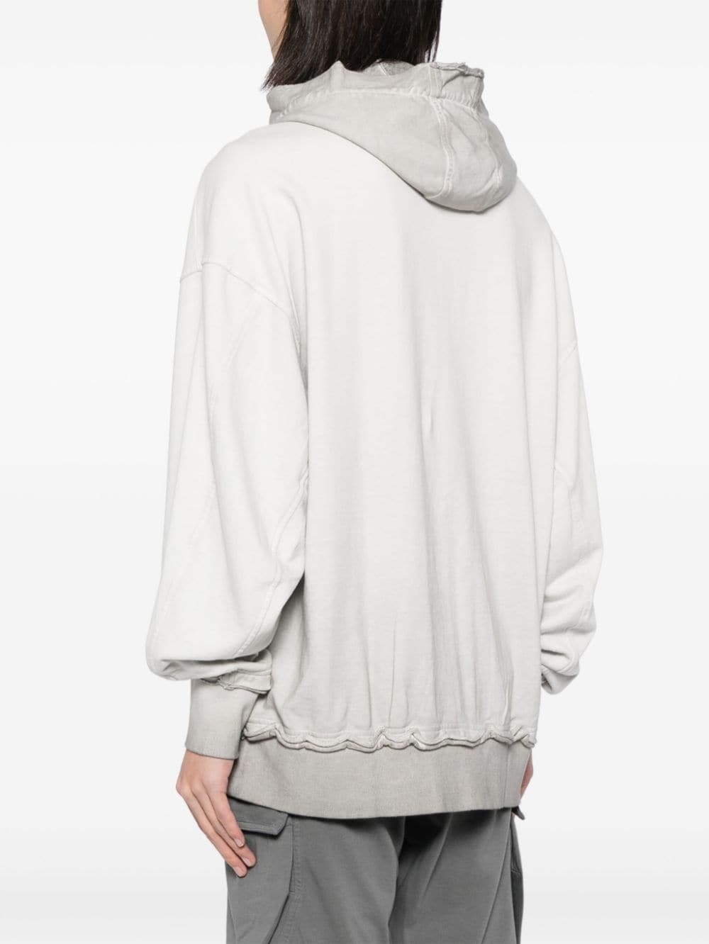 washed sweat hoodie - 4