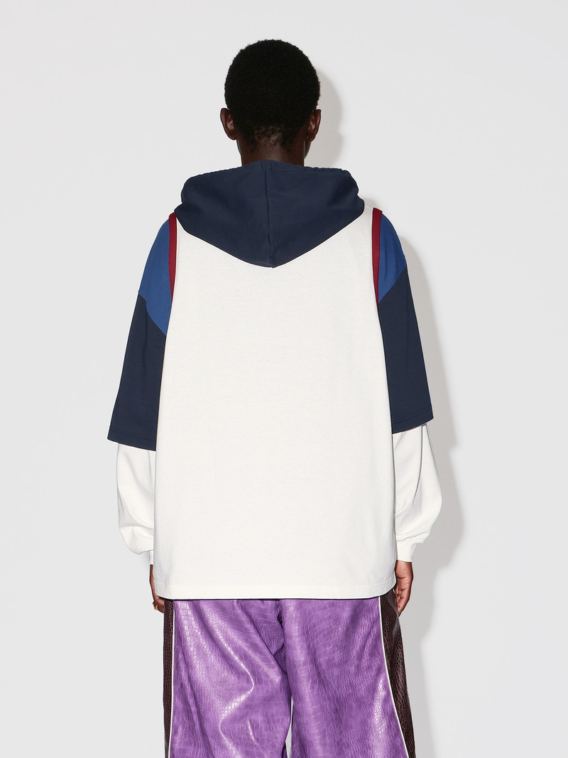 BASKETBALL LAYERED HOODIE 4